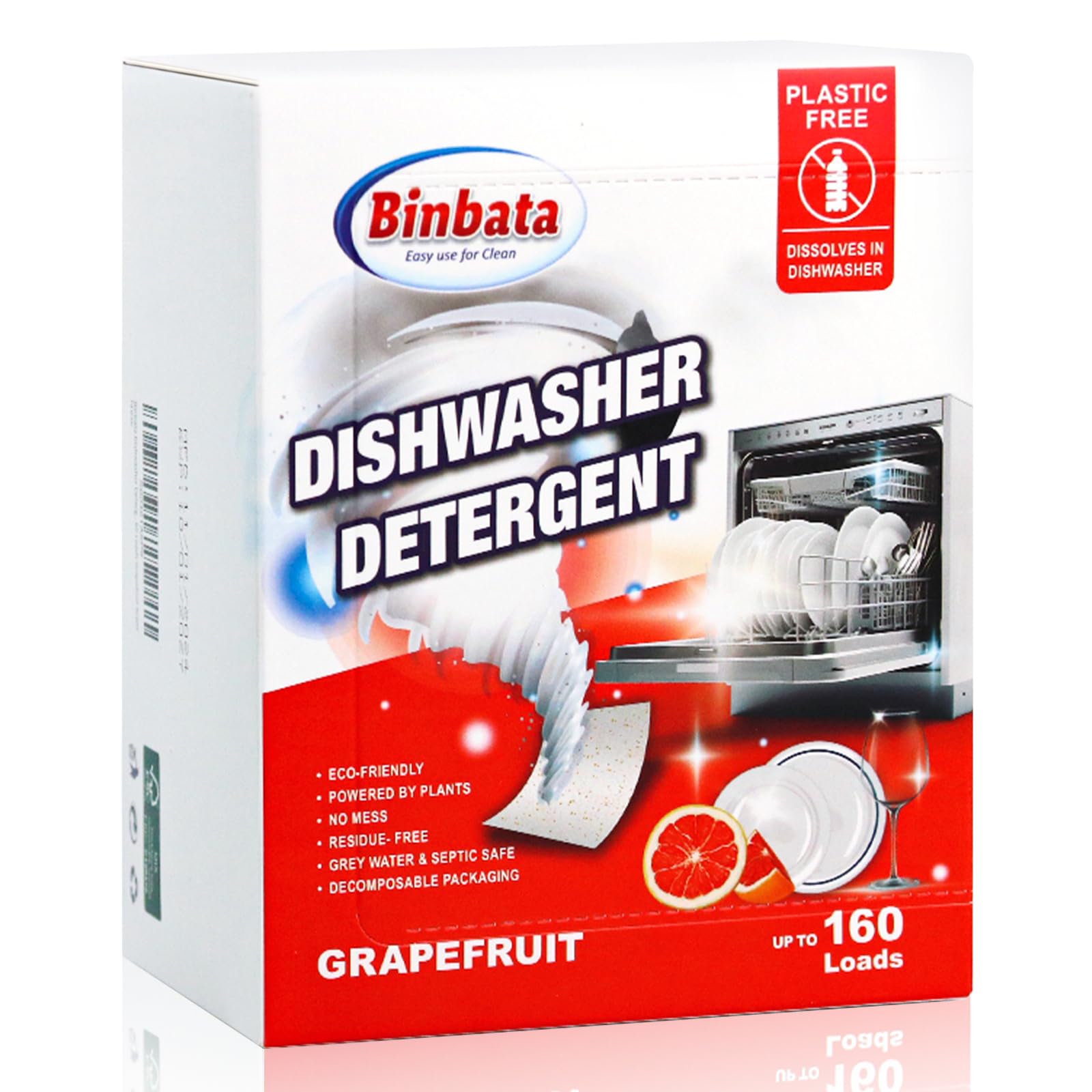 Eco Dishwasher Detergent Sheets (160 Count)