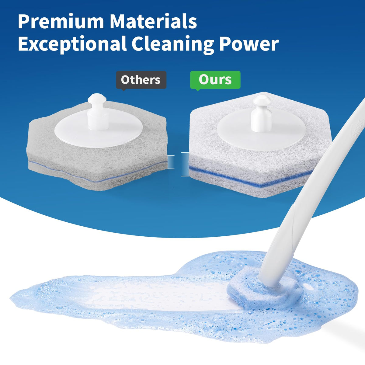 Compatible with Clorox Toilet Wand (32 Count)