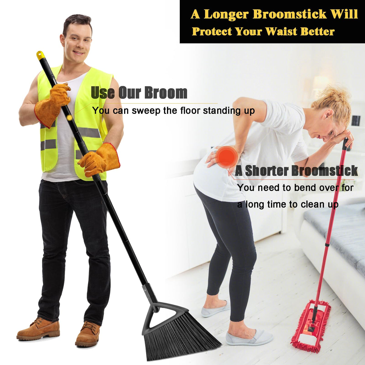 Heavy Duty Commercial Broom