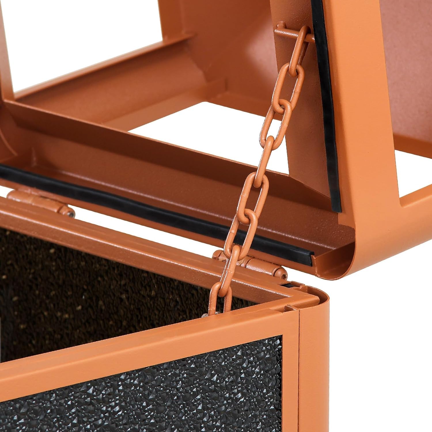 Square Waste Container with Dome Lid