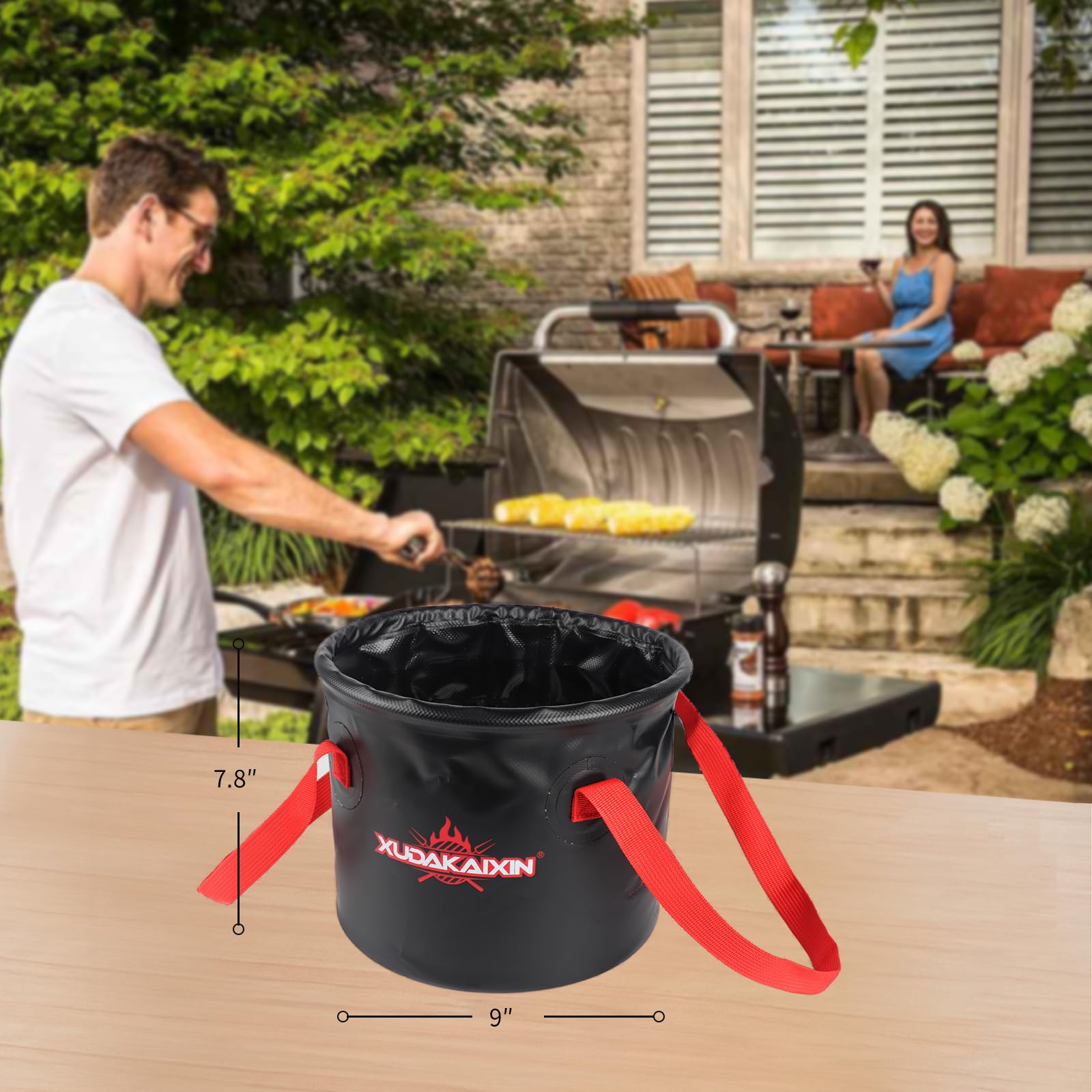 Grill Brush Dunk Tank