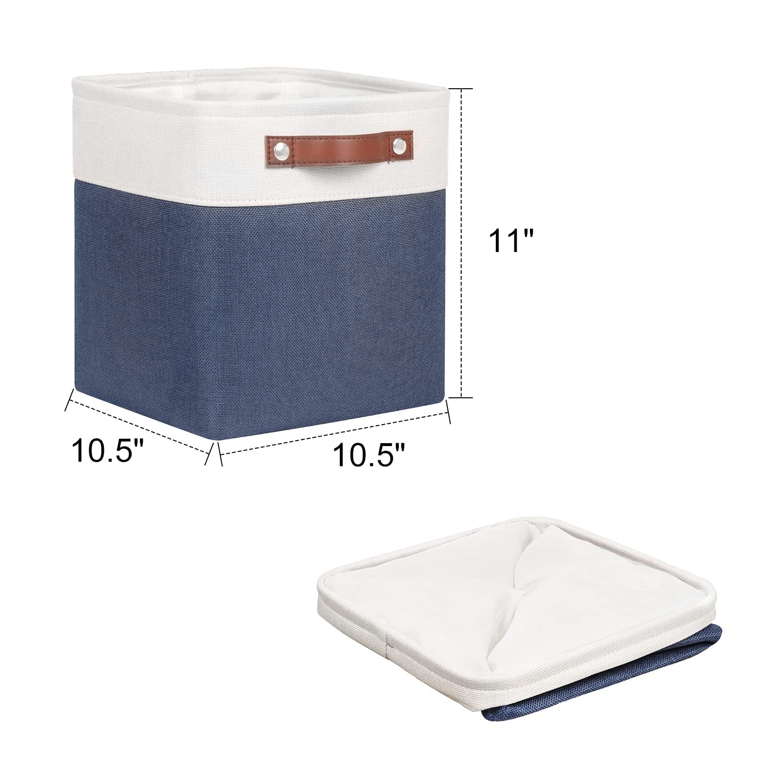 Fabric Storage Cube Bins (4 Count)