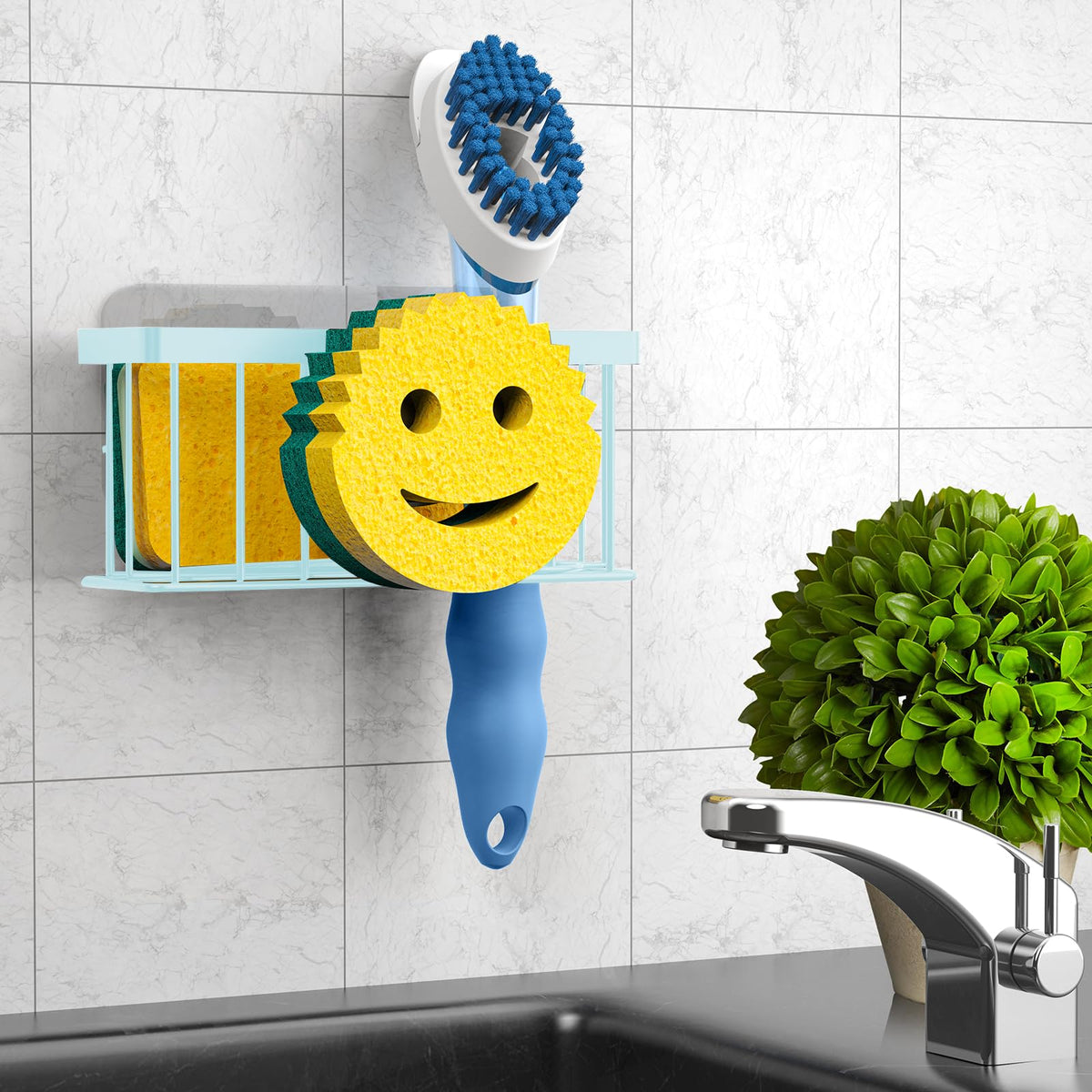 Sponge Holder Smiley Face