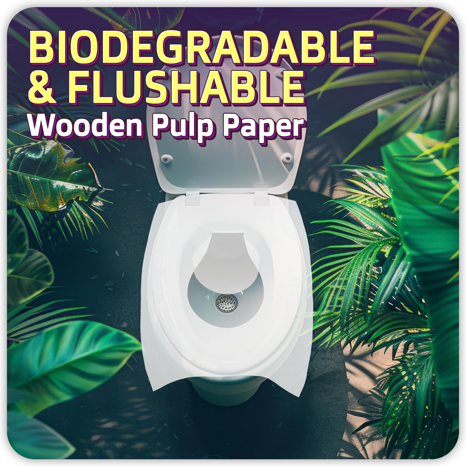 100 Pcs Disposable Toilet Seat Cover