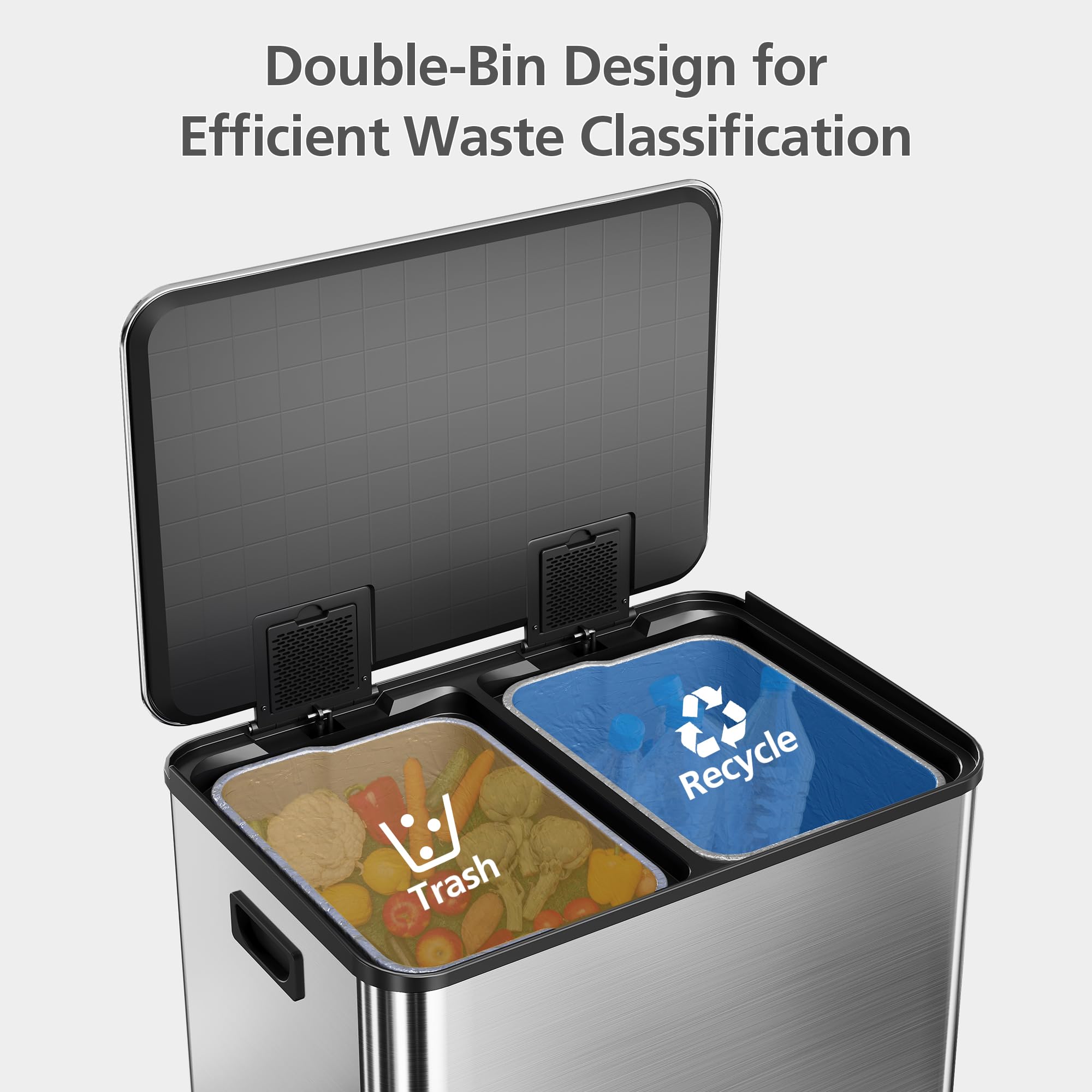 60 L 16 gal Kitchen Trash Can