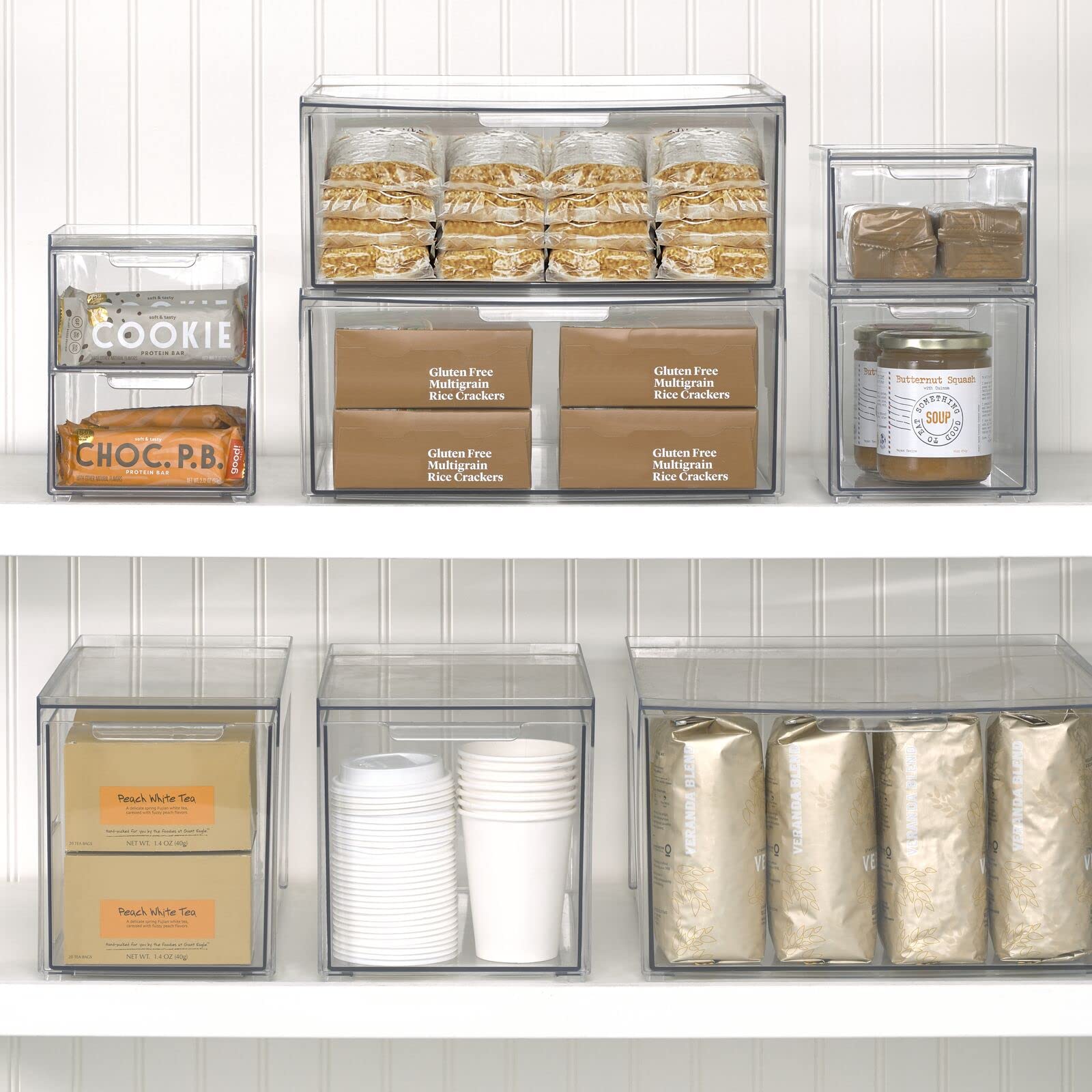 Kitchen Storage Drawer Box (2 Count)