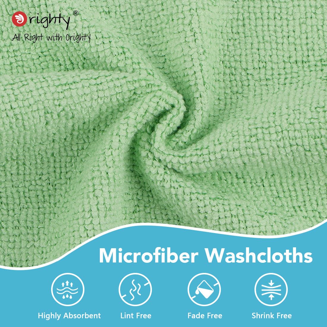 Washcloths 5 Pack Microfiber Face Towels (5 Count)