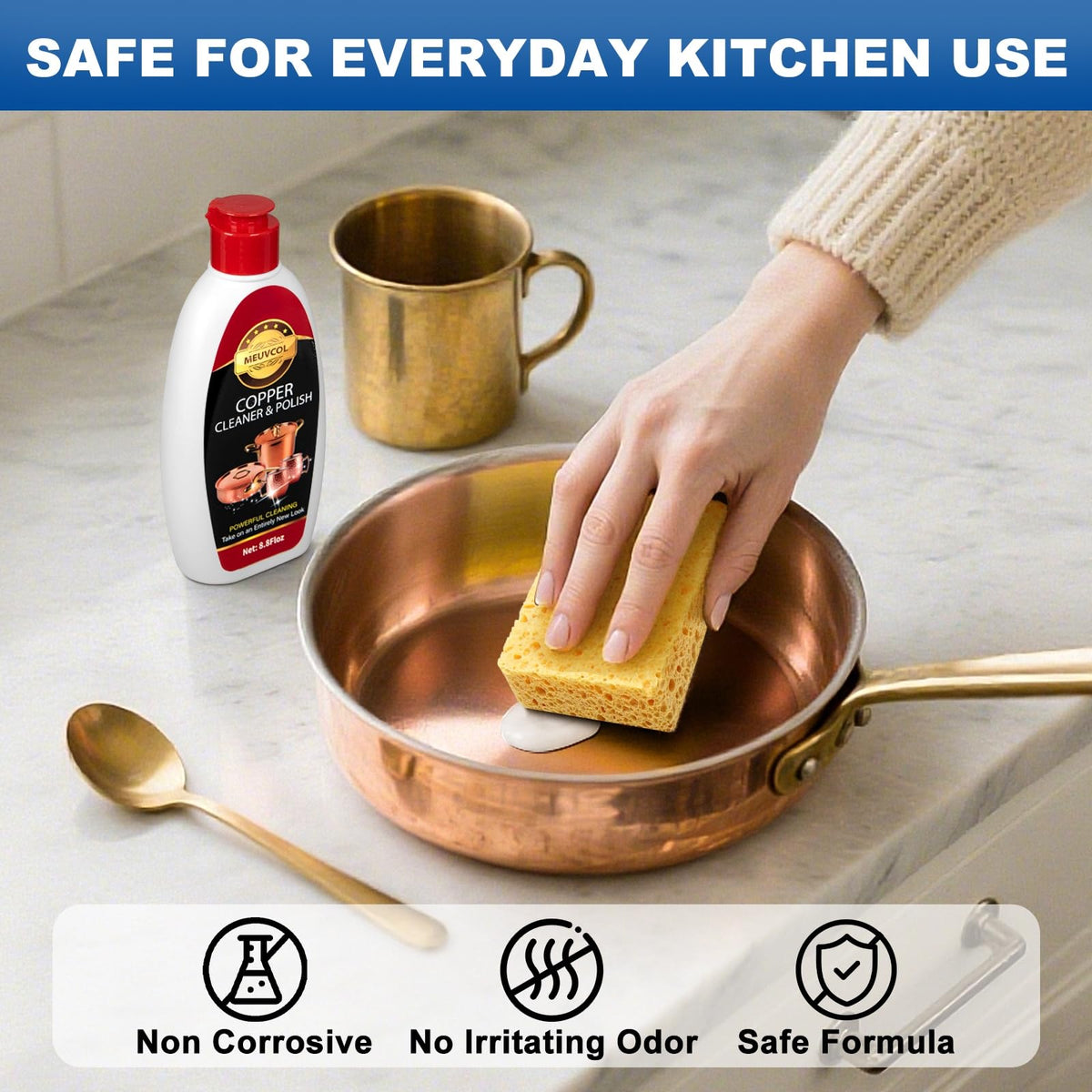 Copper & Brass Cleaner and Polish (17.6 Fl Oz)