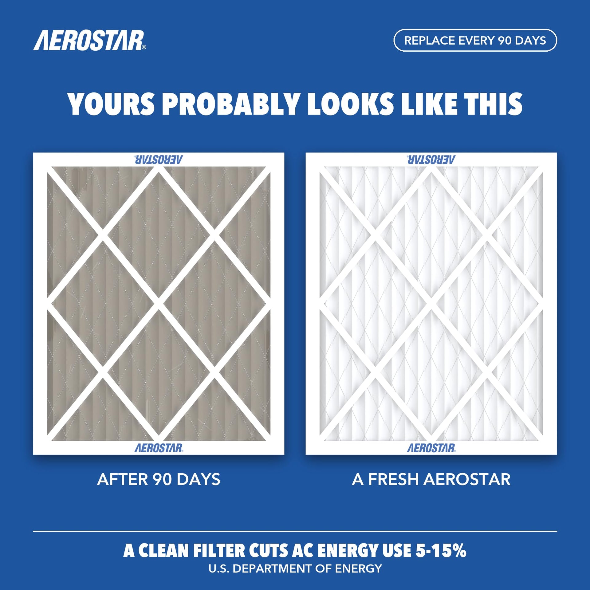 Air Filter 24x30x1 MERV 11 AC Filter (4 Count)