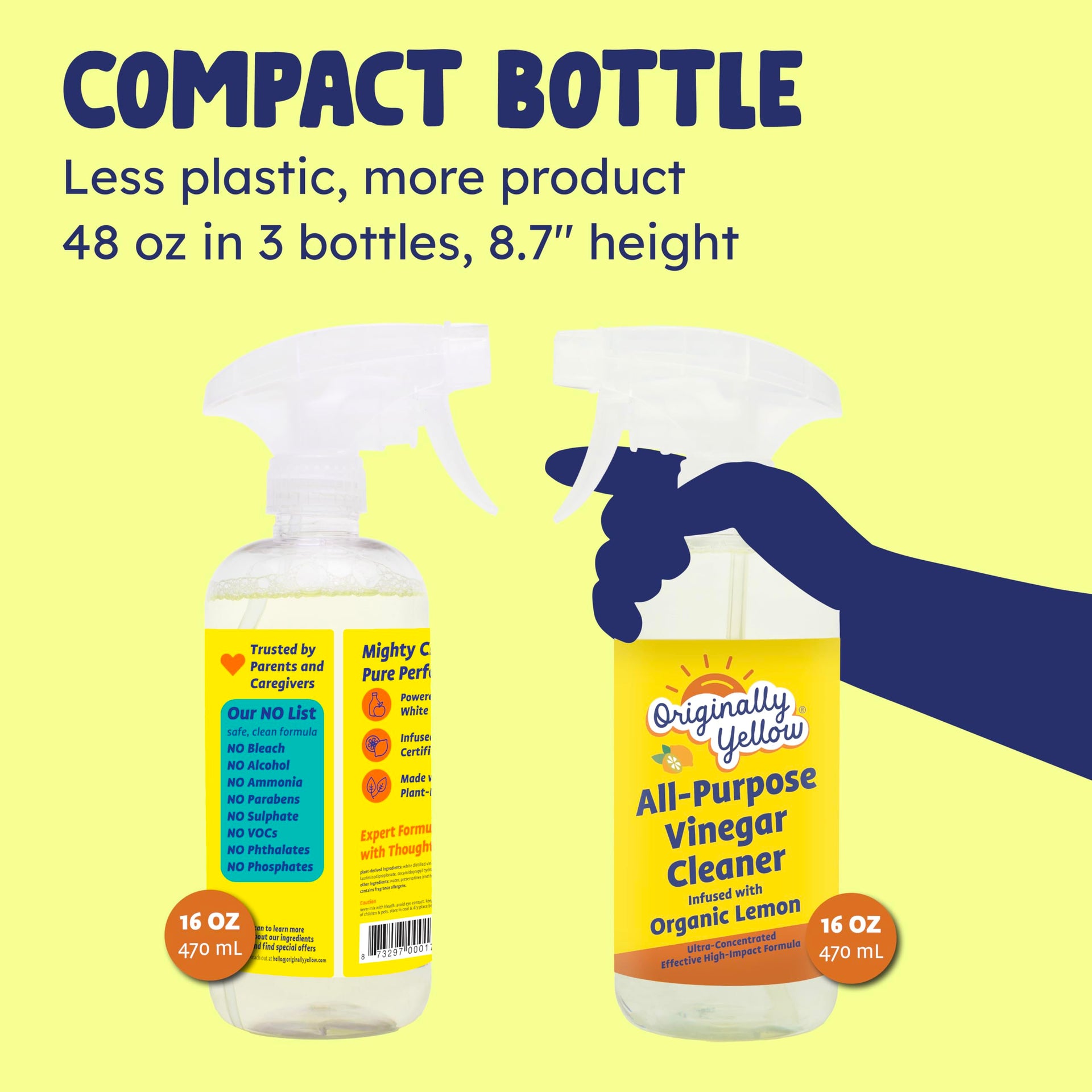 Lemon Vinegar All Purpose Cleaning Spray (48 Fl Oz)