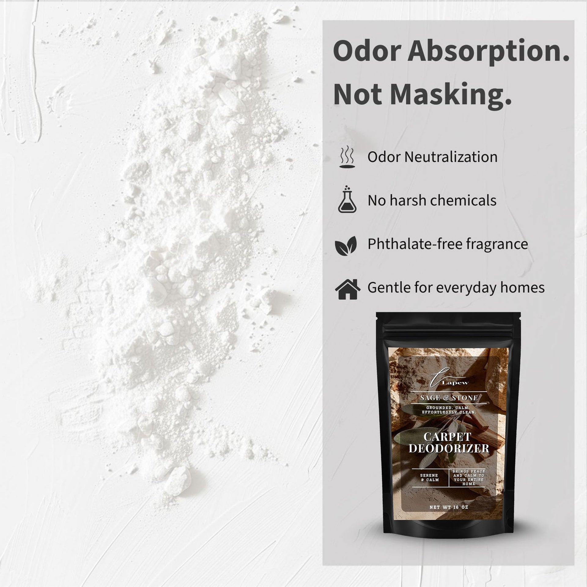 Sage & Stone Carpet Deodorizer Powder (16 Ounce)