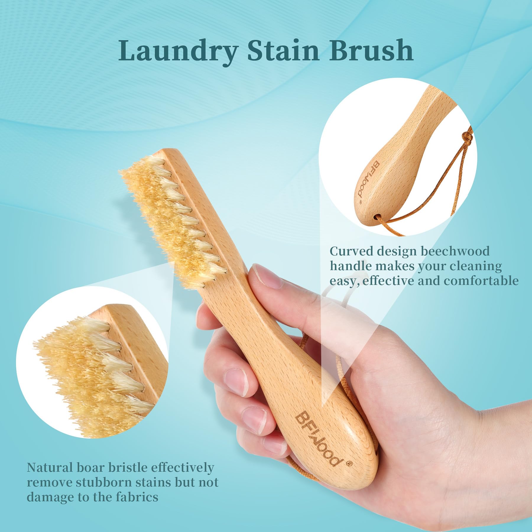 2PCS Laundry Stain Brush (2 Count)