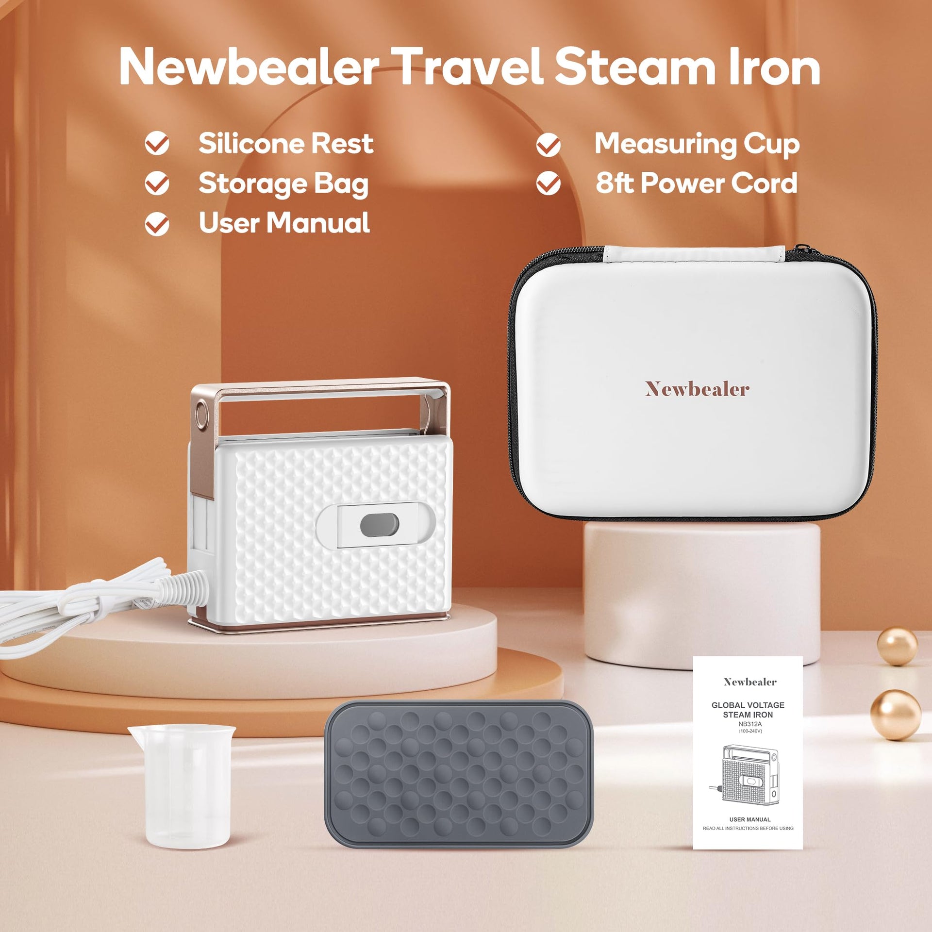 100 240V Travel Steam Iron