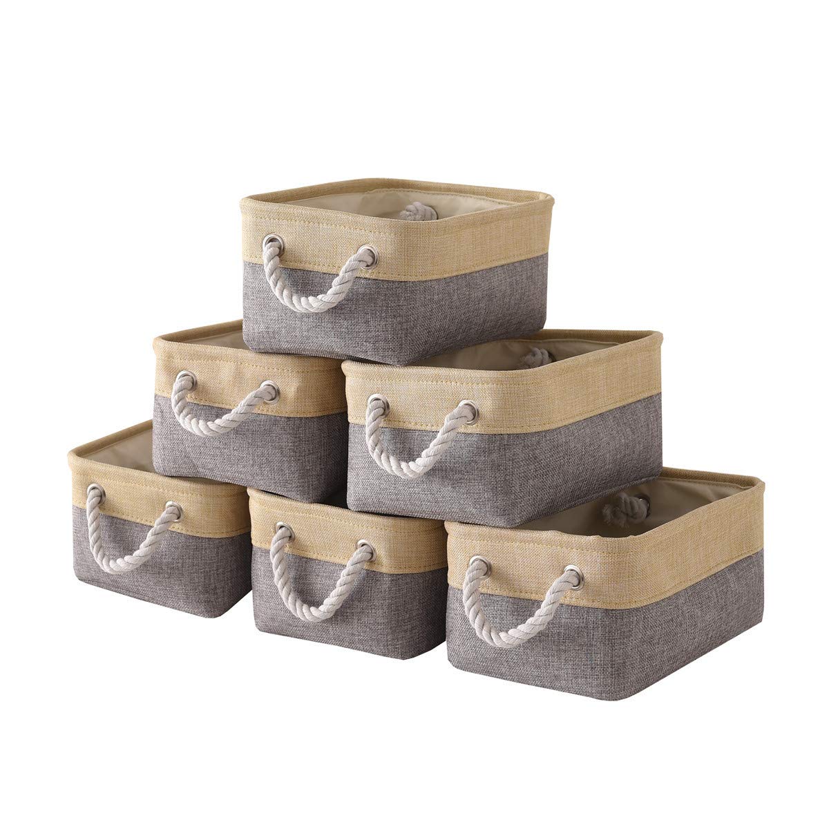 Storage Baskets for Organizing (6 Count)
