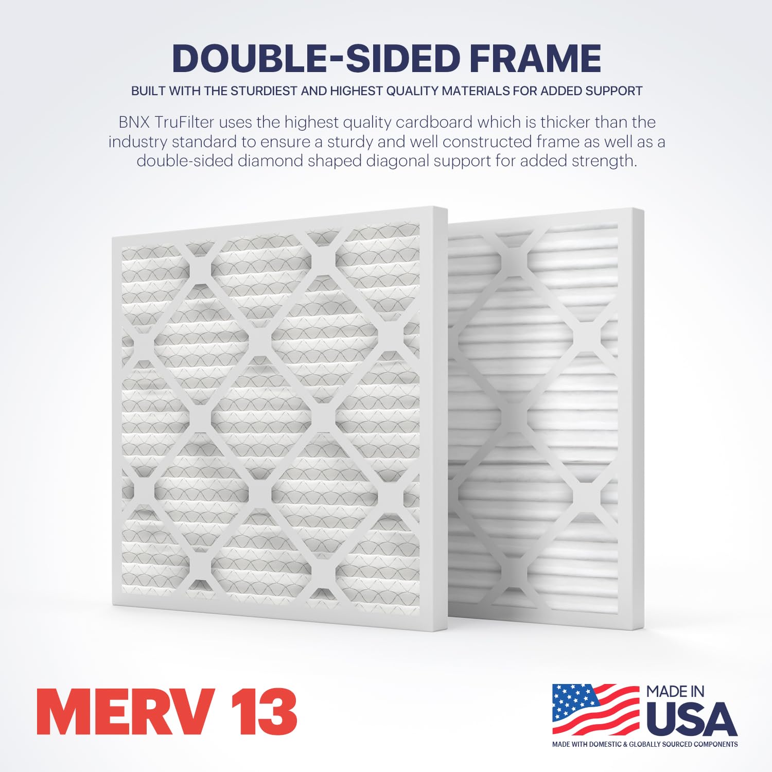 TruFilter 24x24x1 Air Filter MERV 13 (4 Count)