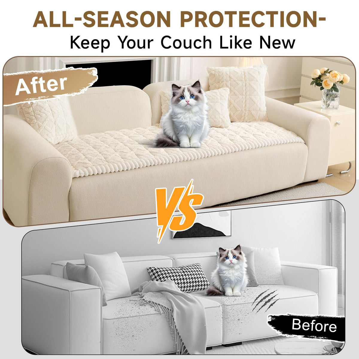 Couch Cover for Dogs Washable Pet Friendly (3 Ounce)