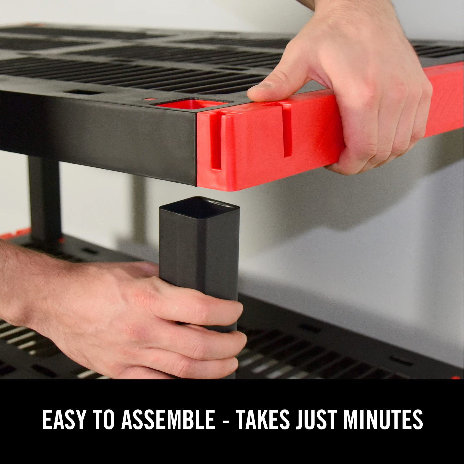 Craftsman 4 Tier Heavy Duty Plastic Storage Shelves