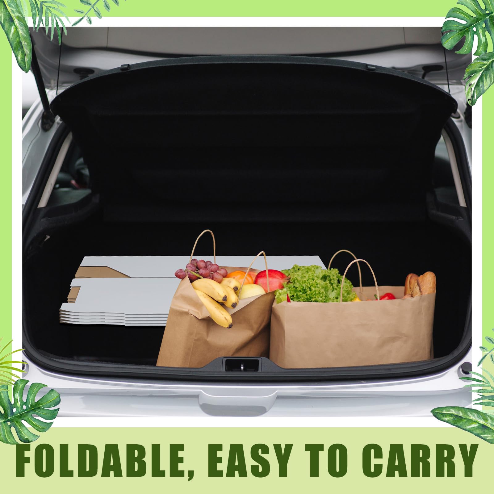 10 Pack 30 Gallon Corrugated Cardboard Trash Cans Bulk for Events Parties Disposable and Reusable Cans Bottle Recycling Bins with 20 Garbage Bags White Garbage Boxes for Outdoor Events (10 Count)