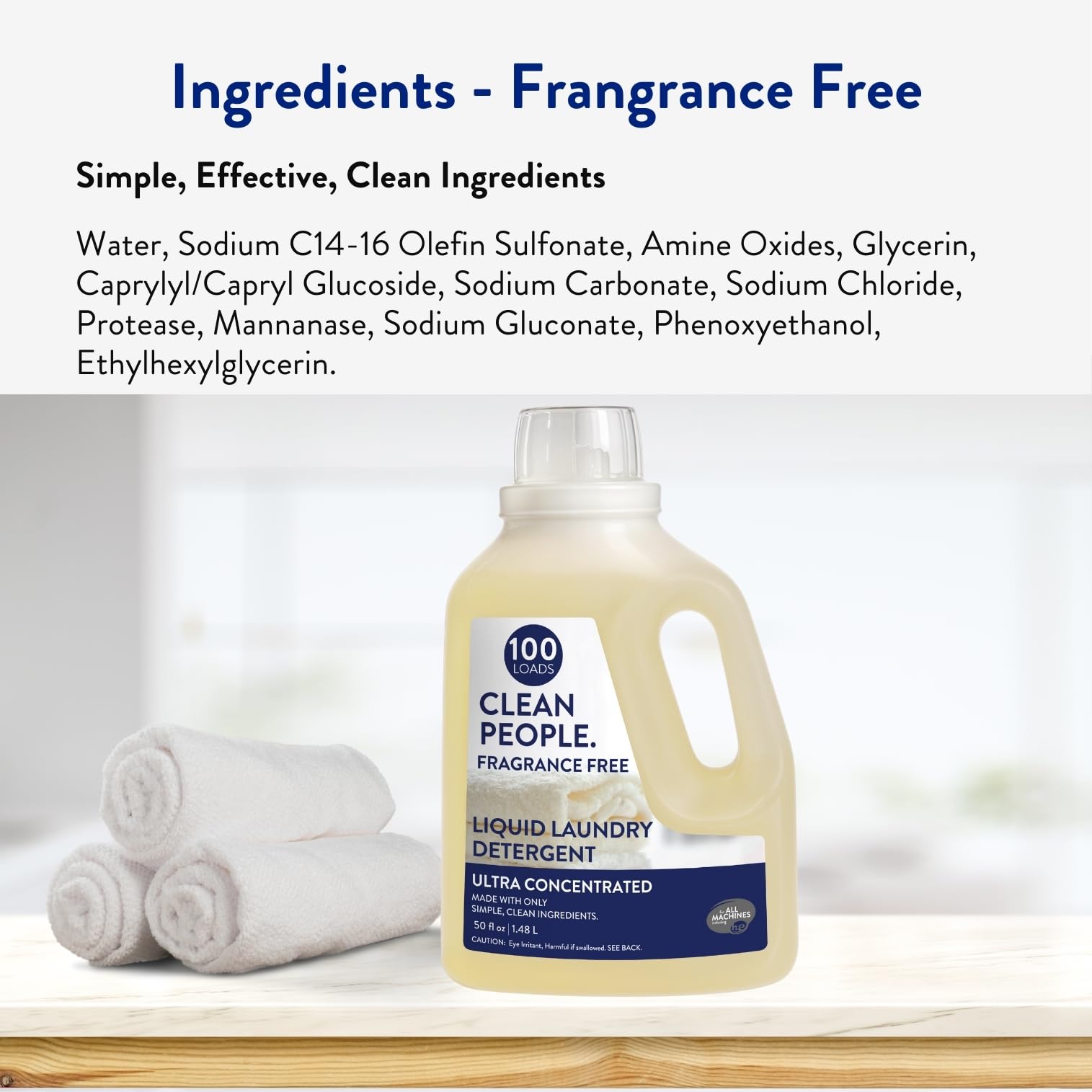 Liquid Laundry Detergent (50 Fl Oz)