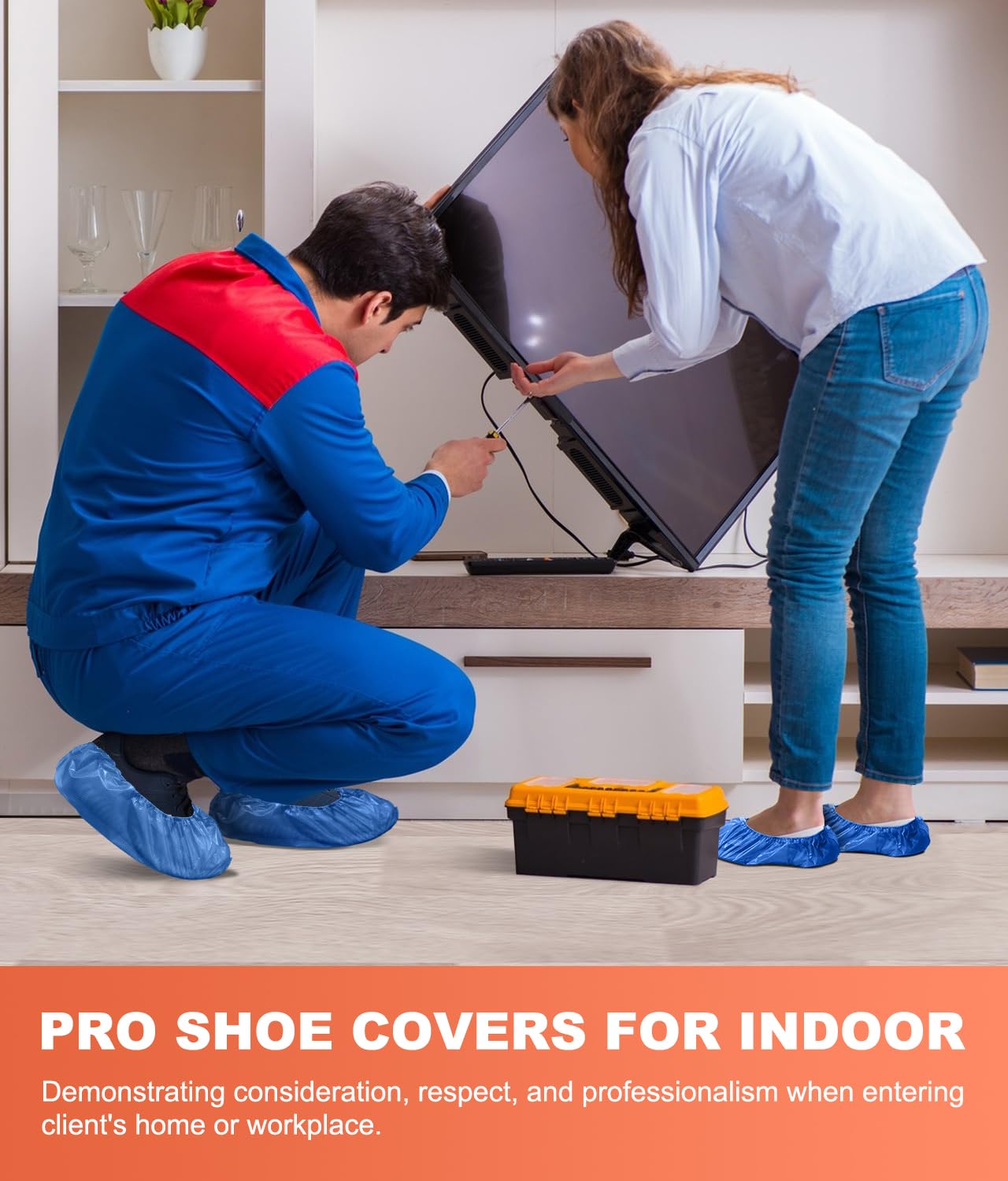 Shoe Covers Disposable Non Slip