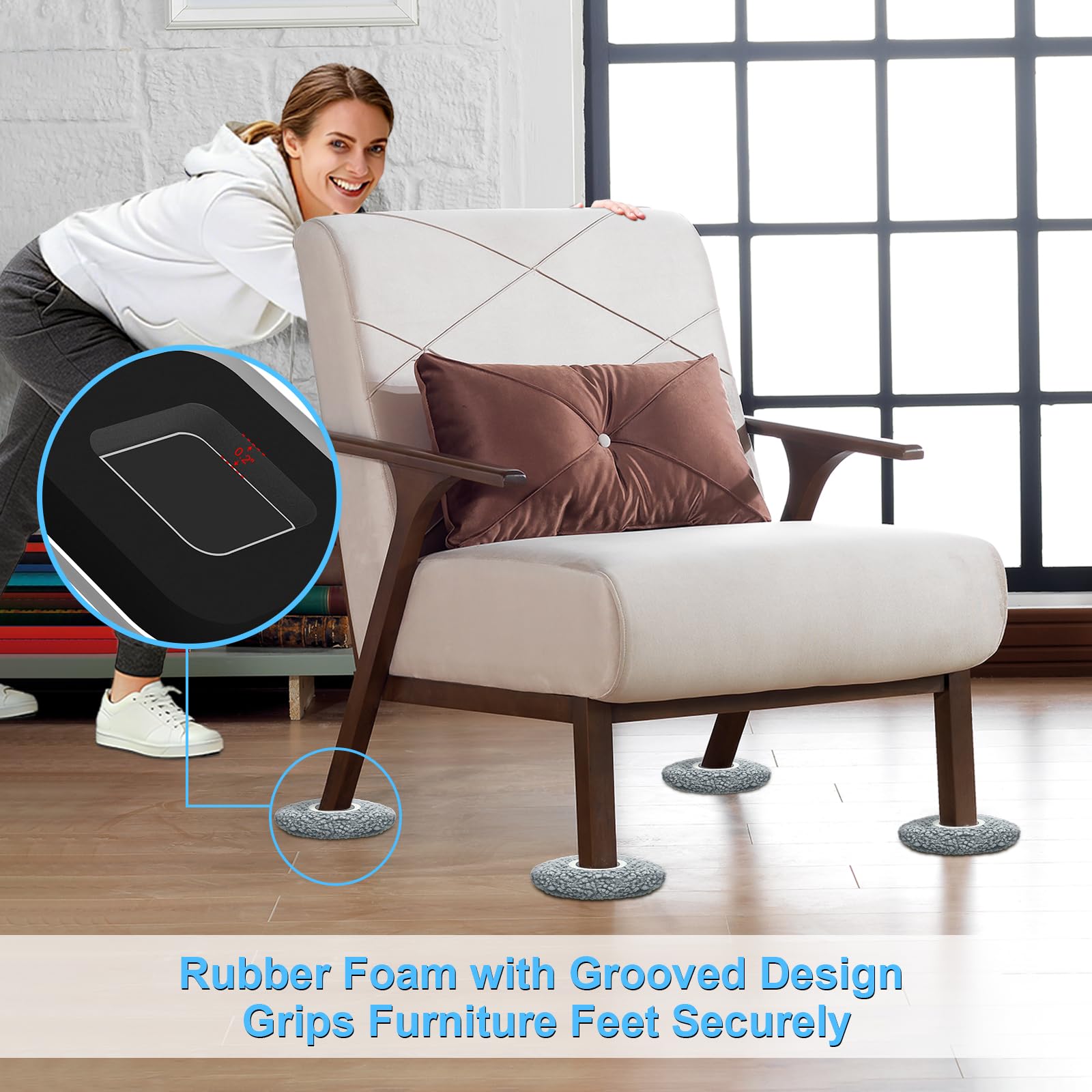 New Upgrade Furniture Sliders (12 Count)