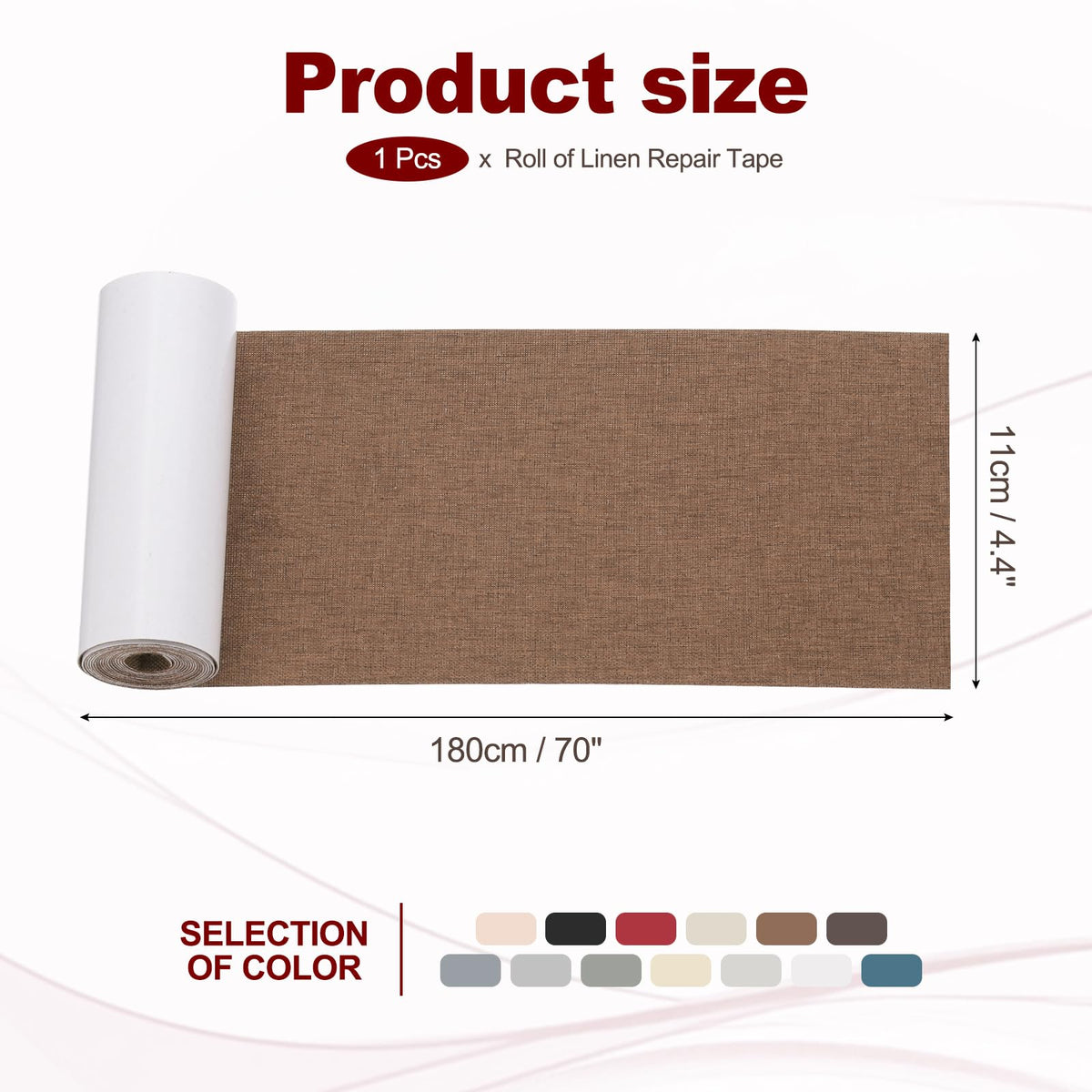 70x4.4 Inch Linen Repair Tape