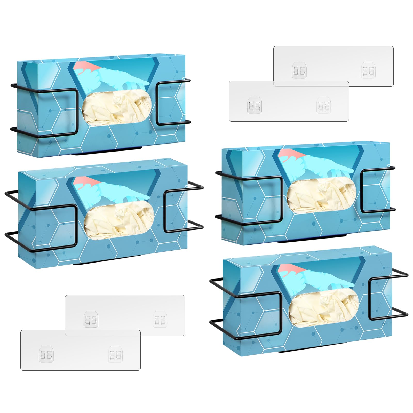 Glove Box Holder Wall Mount Dispenser