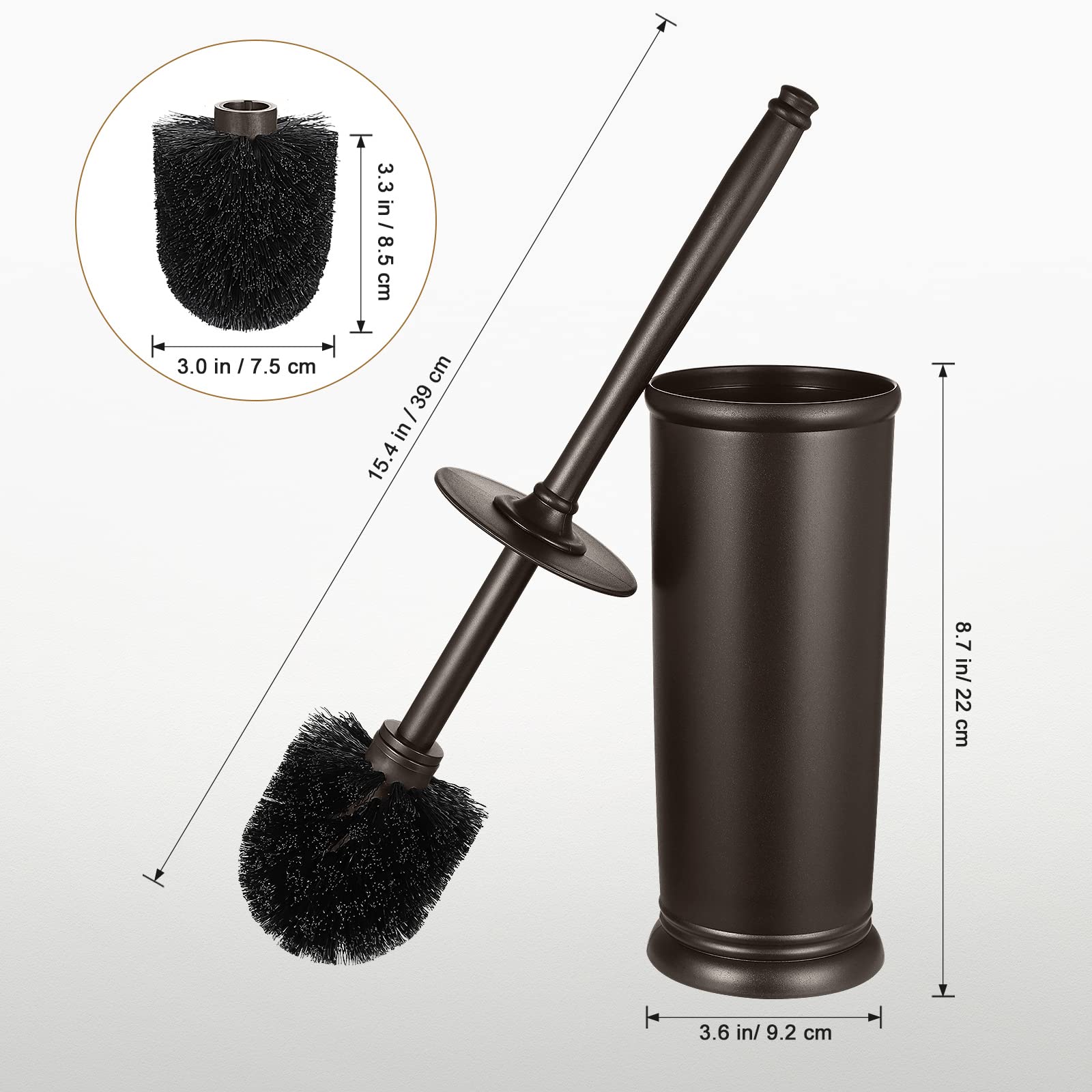 Toilet Bowl Brush Holder Set