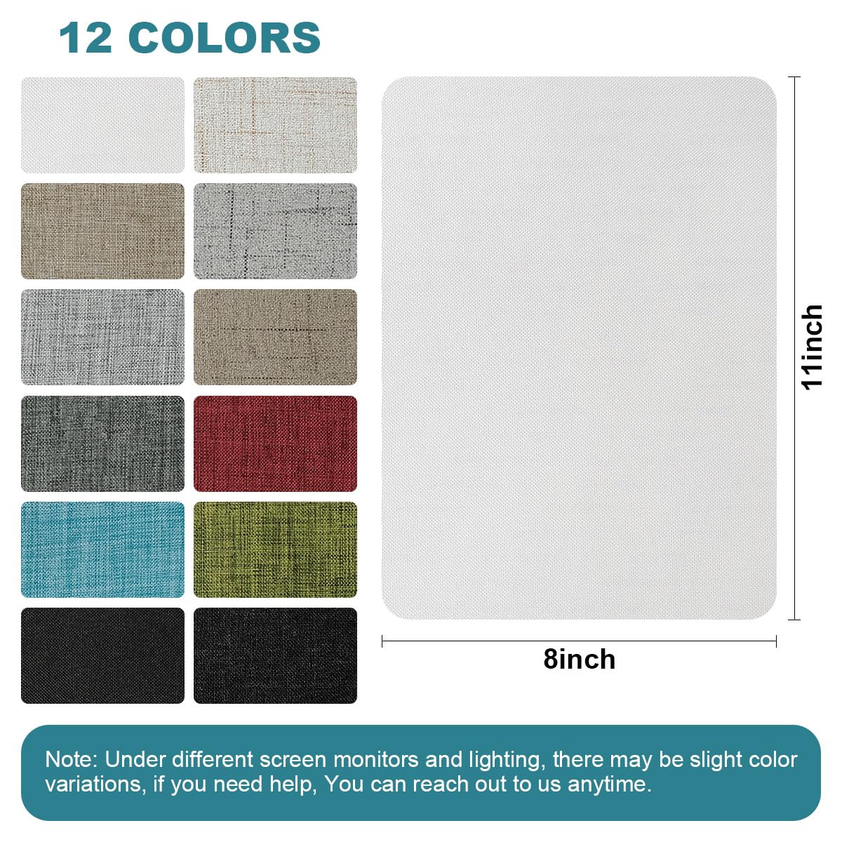 2Pcs Linen Repair Patches (2 Count)