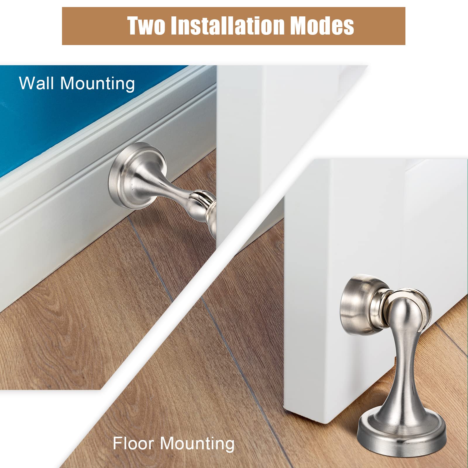 8 Pcs Magnetic Door Stopper
