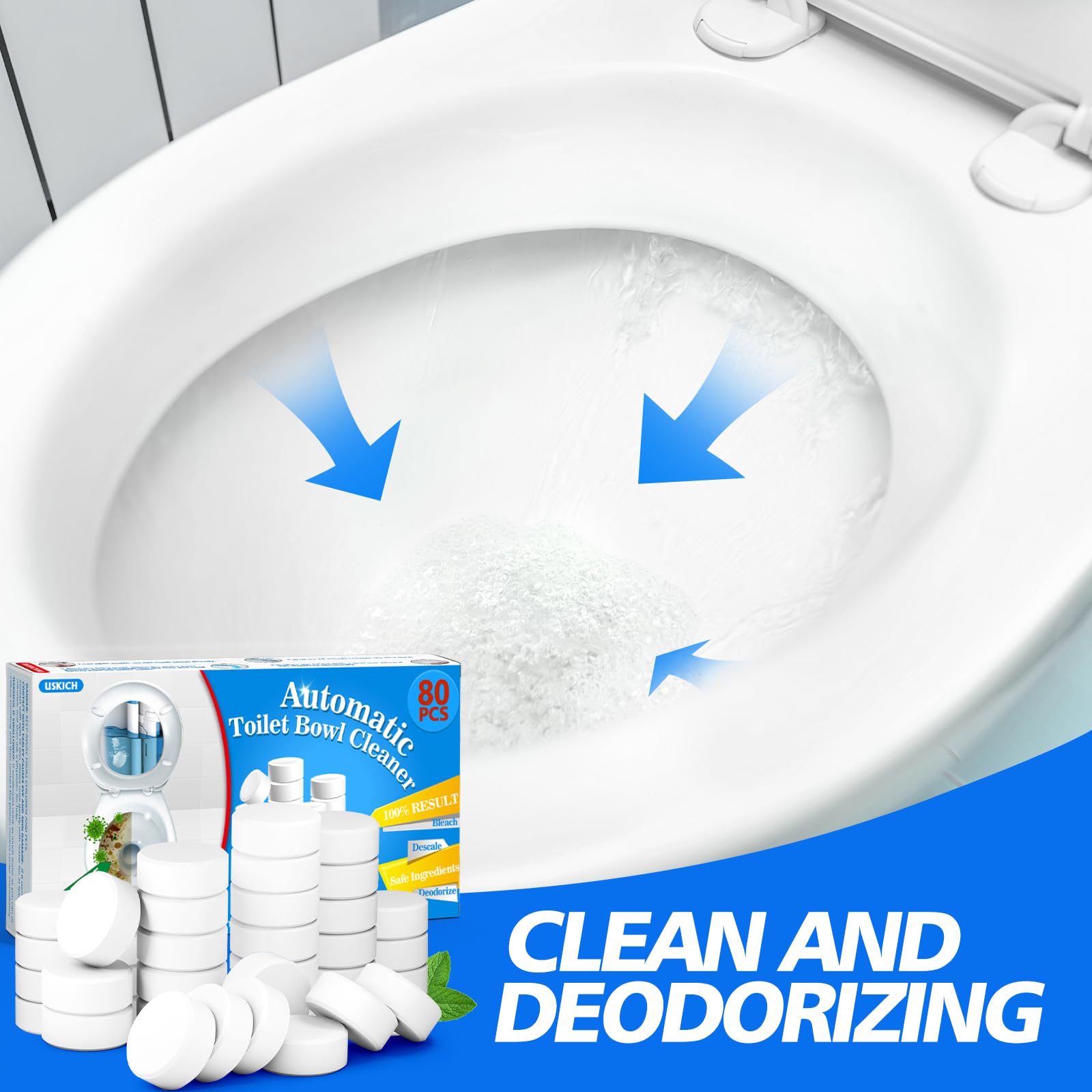 Toilet Bowl Cleaner (80 Count)