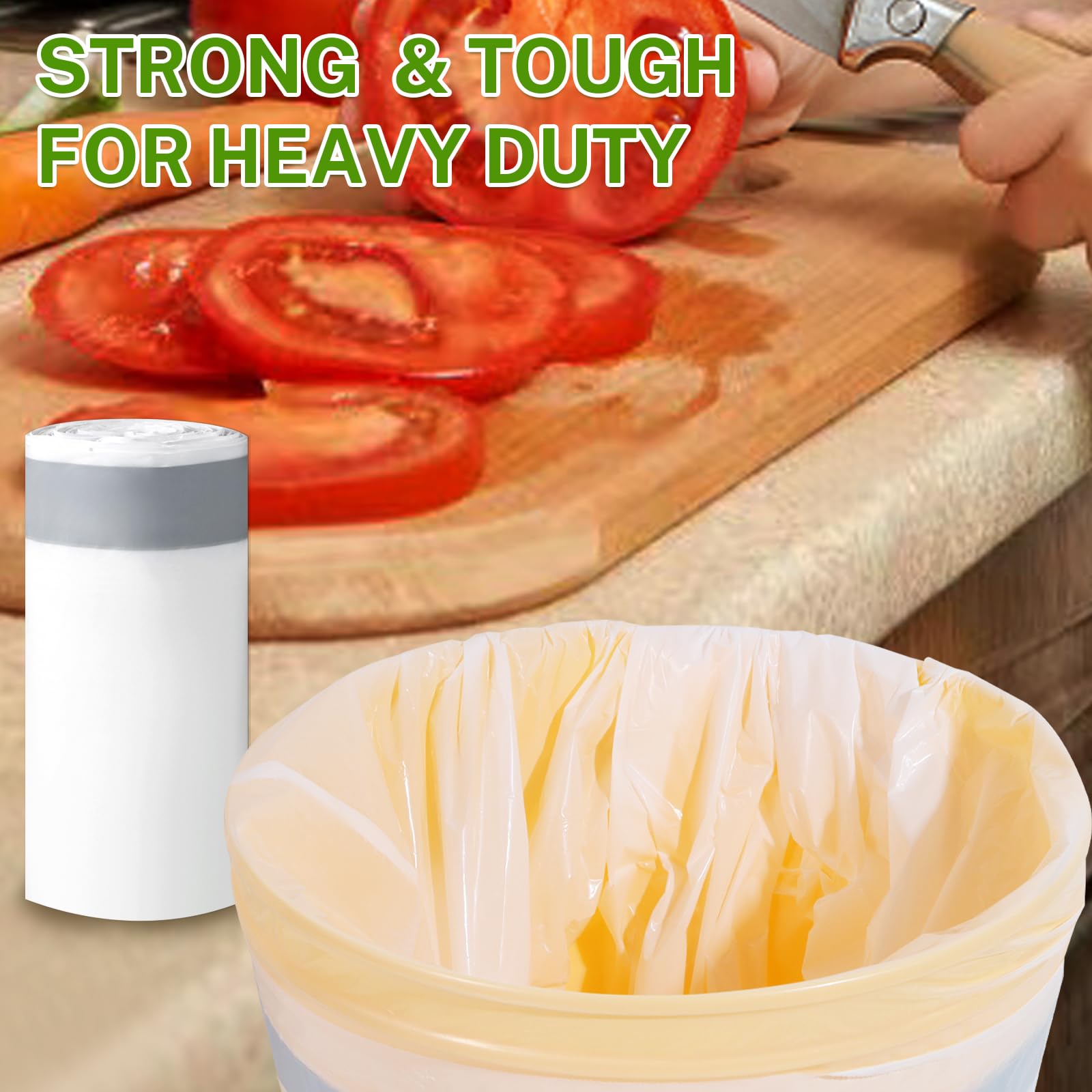 10 Gallon Trash Bags Drawstring (75 Count)