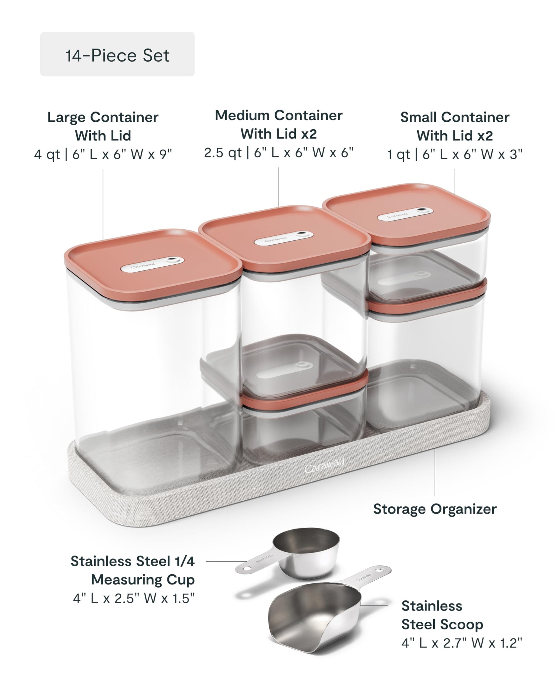 13 Piece Glass Airtight Food Storage Containers with Lids (13 Count)