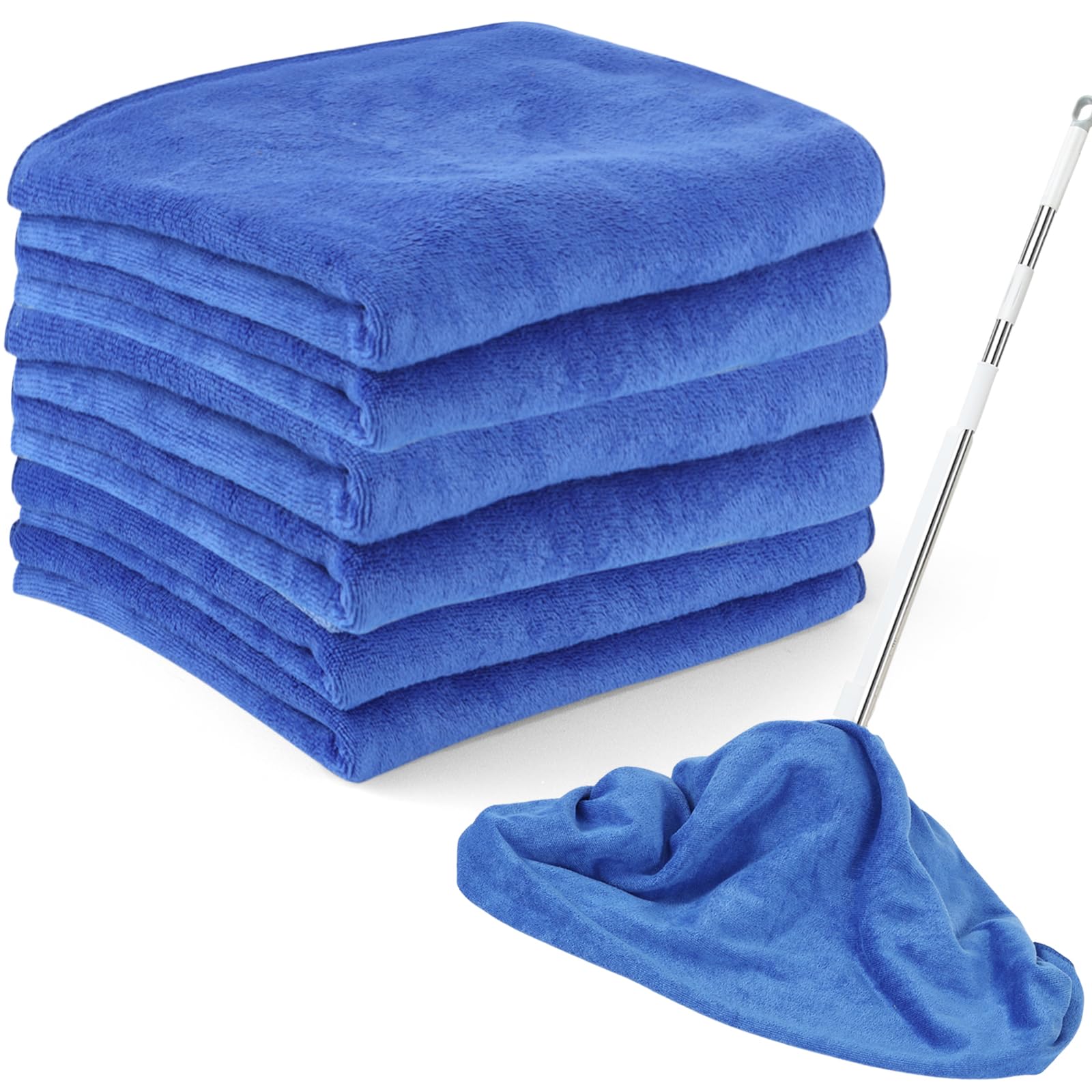 6 Pack Extra Large Microfiber Cleaning Cloths 20"x30" (6 Count)