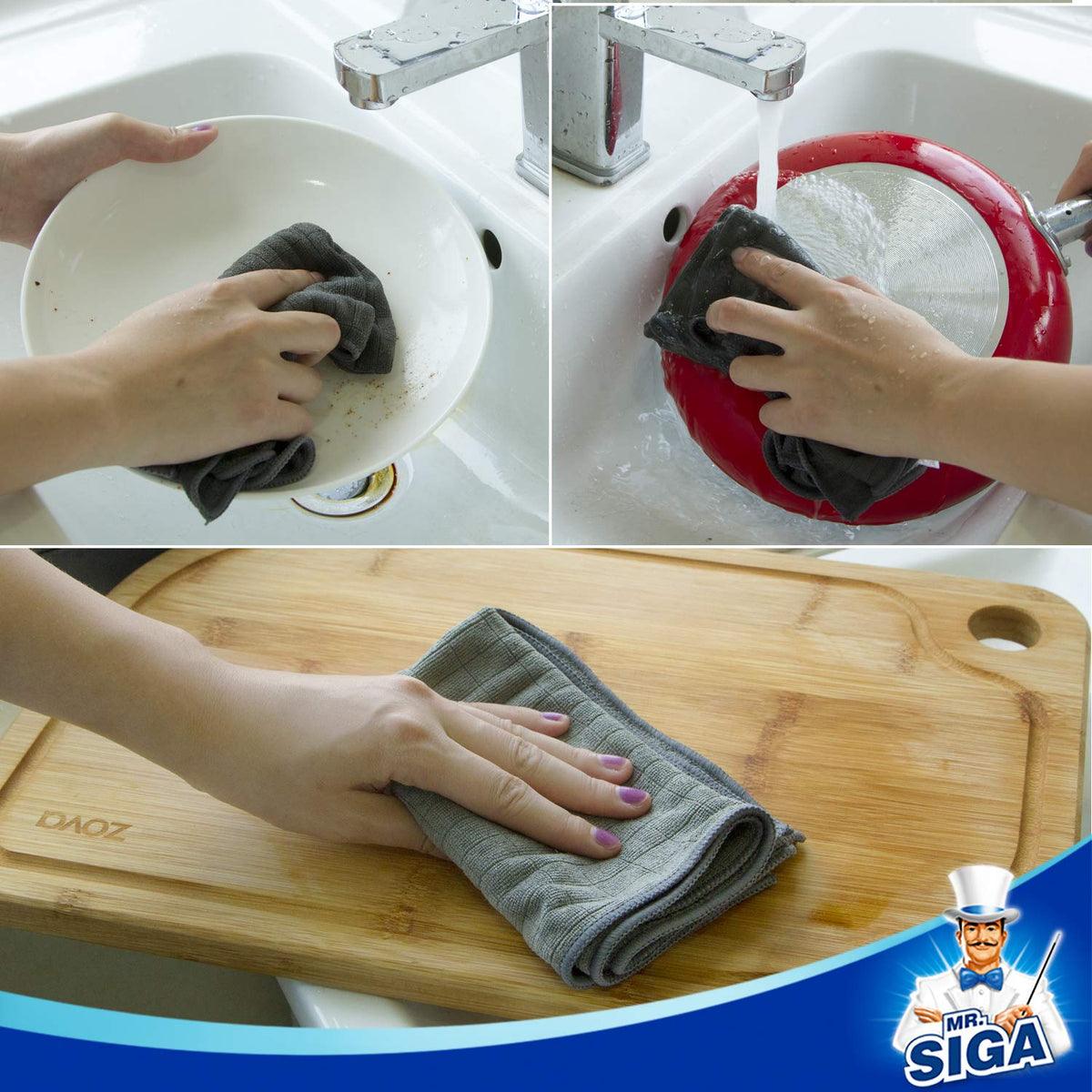 Microfiber Cleaning Cloths (6 Count)