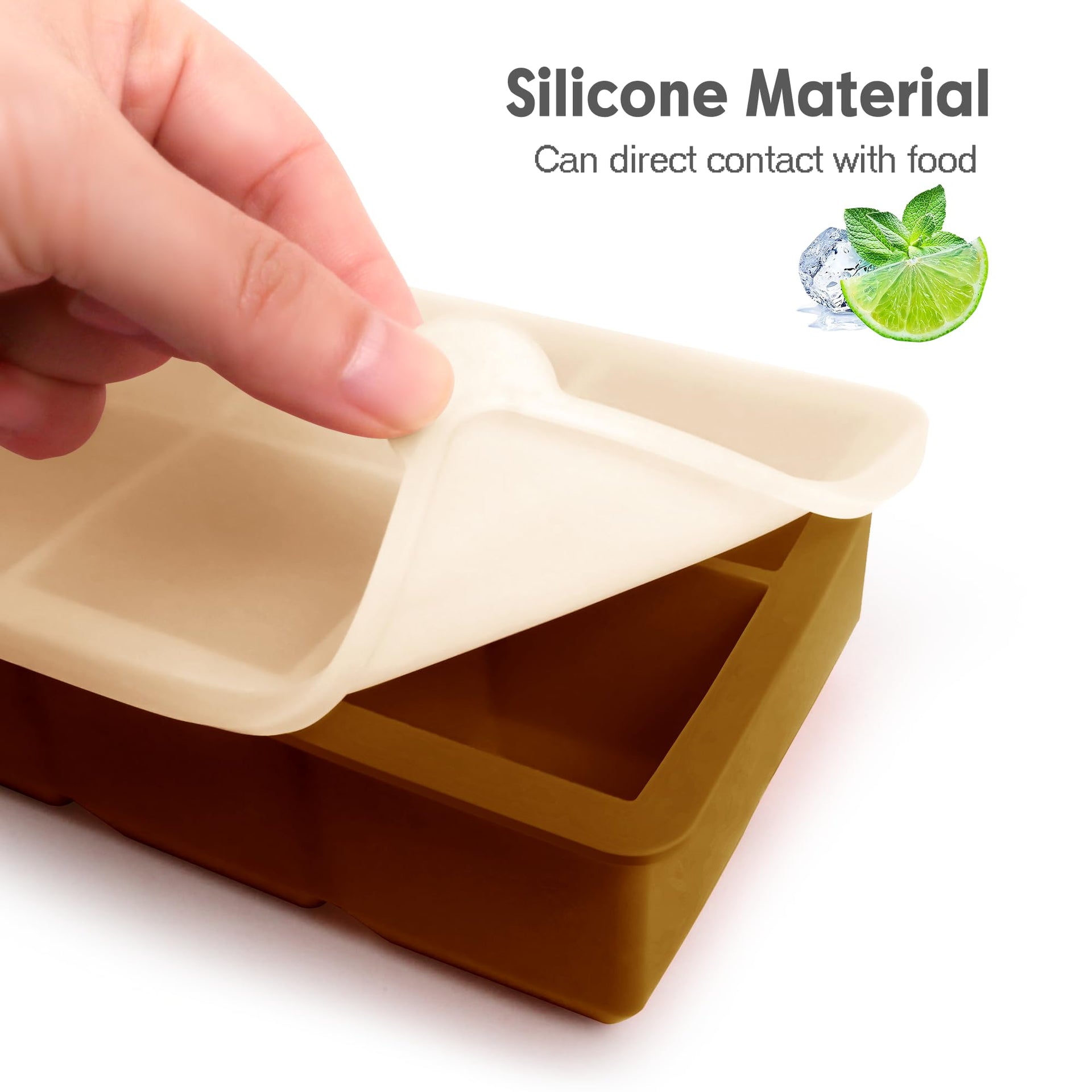 Silicone Ice Cube Trays with Lids (12.99 Count)