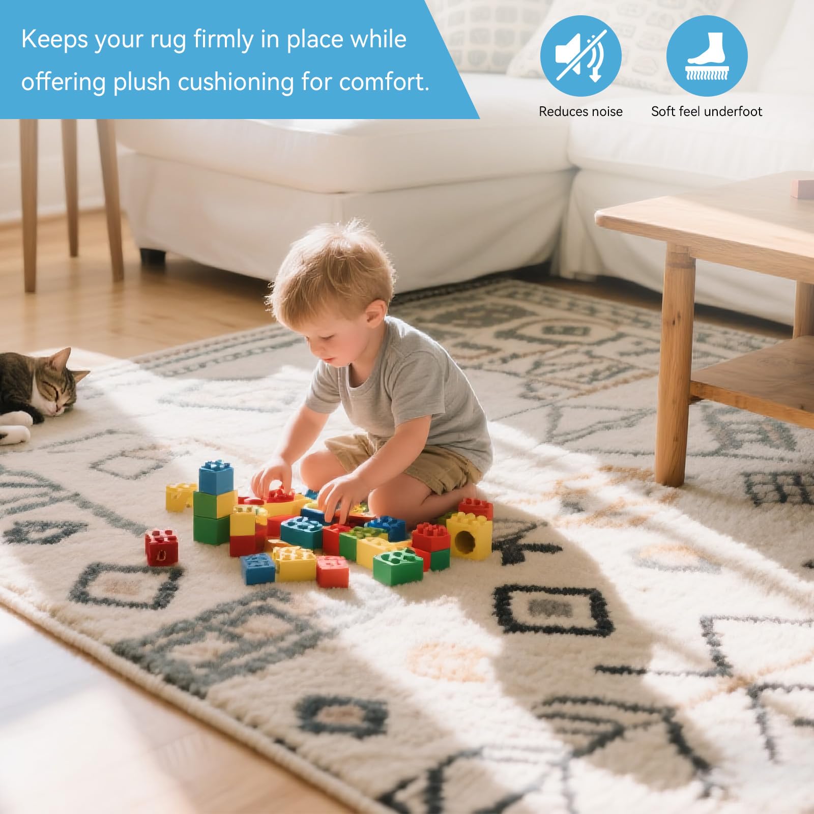 5x7 FT Non Slip Rug Pad