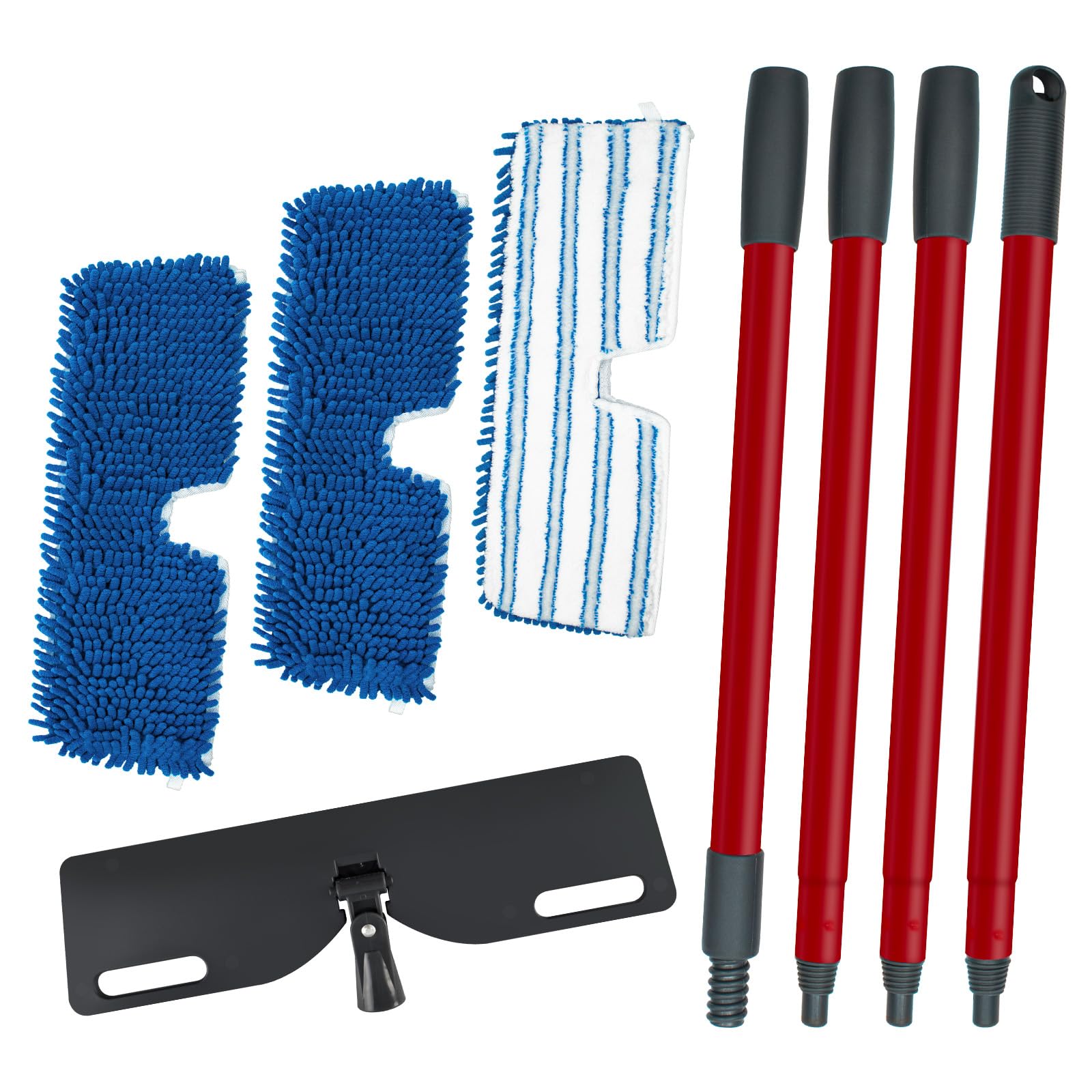Microfiber Mops for Floor Cleaning (4 Count) - ModHome Supplies