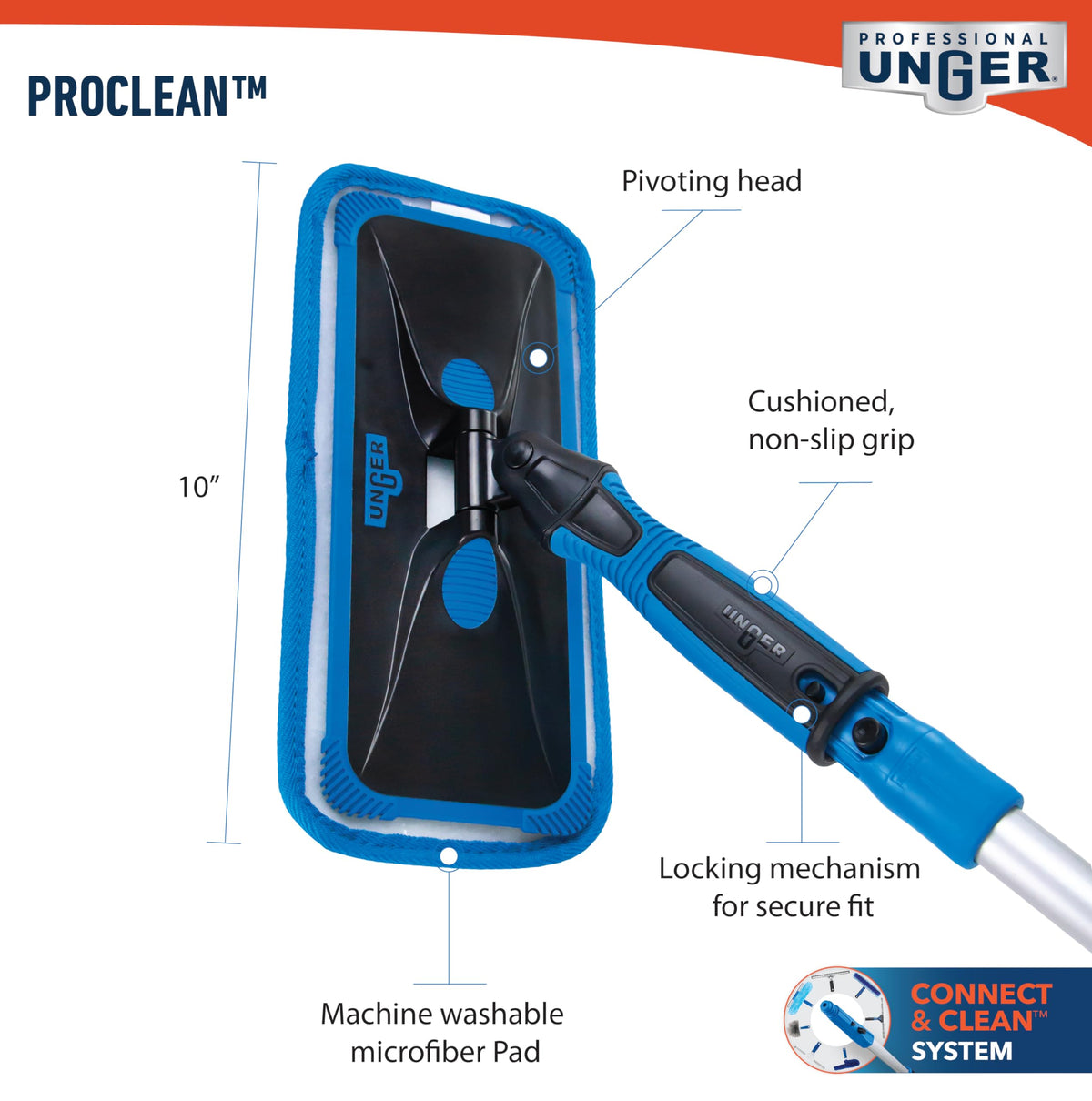 ProClean Connect and Clean Indoor Window Cleaning Kit