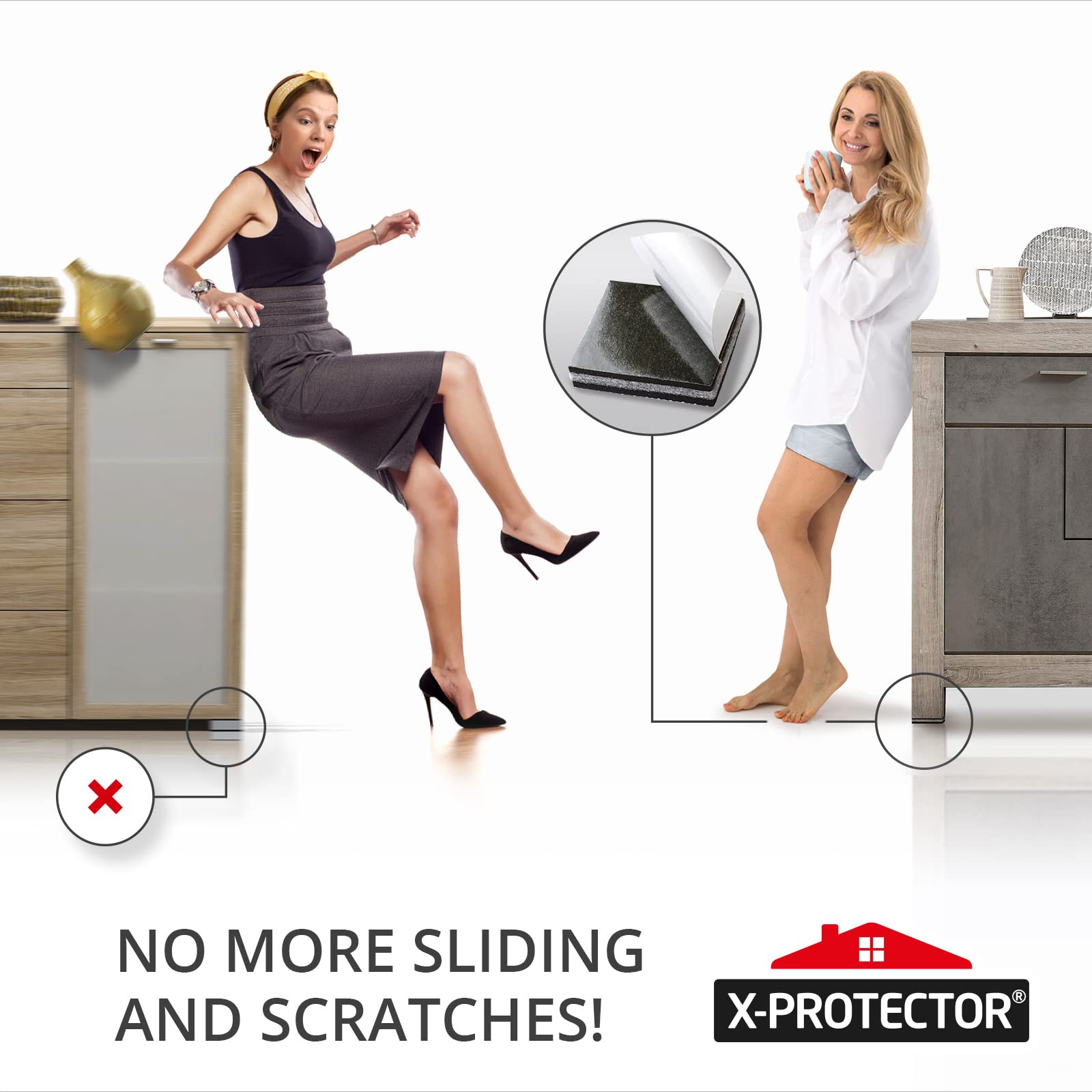 Non Slip Furniture Pads (4 Count)