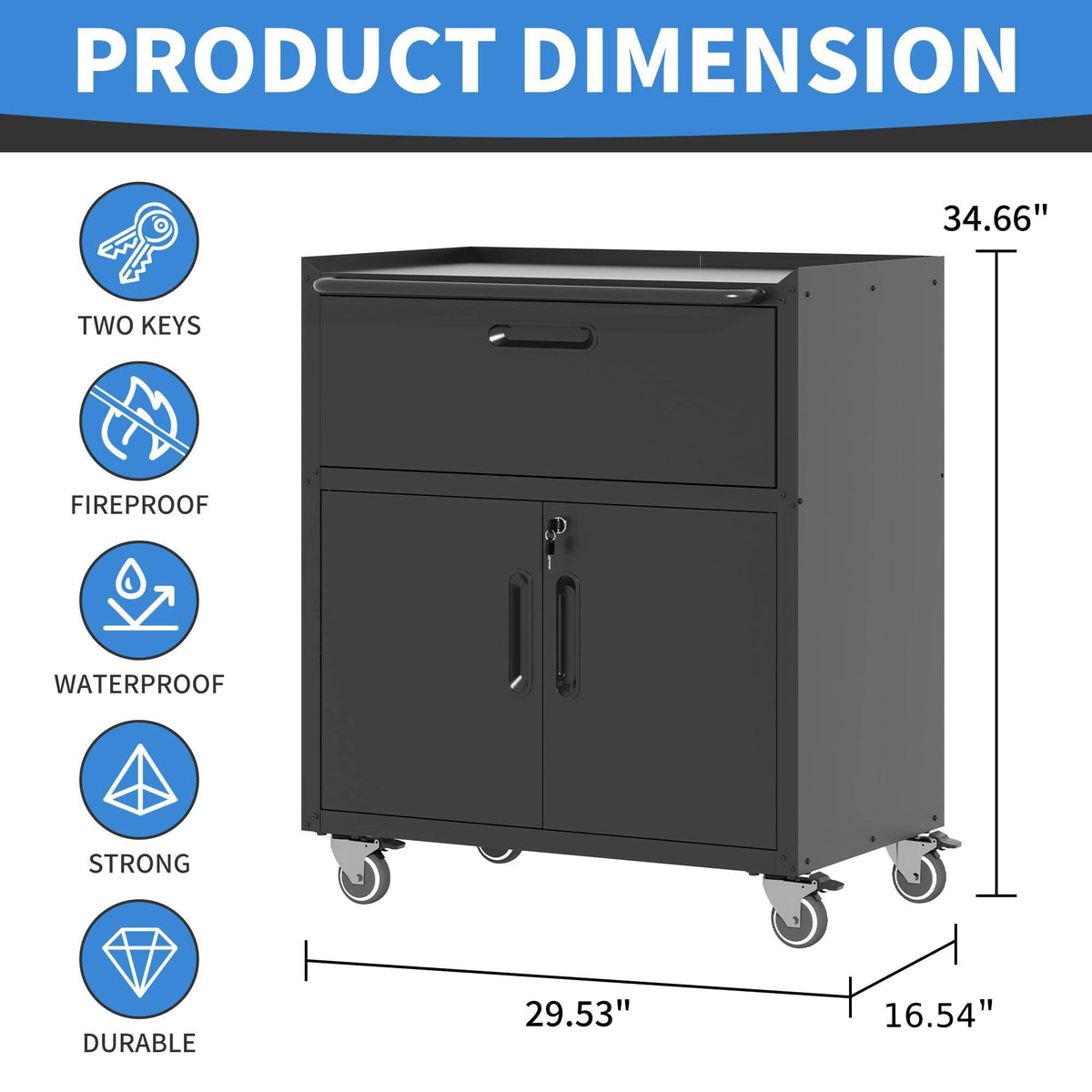 Metal Storage Cabinet for Garage