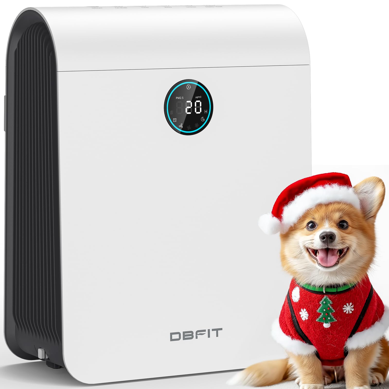 Air Purifiers for Home Large Room Up to 2590 ft² with PM 2.5 Display Air Quality Sensor