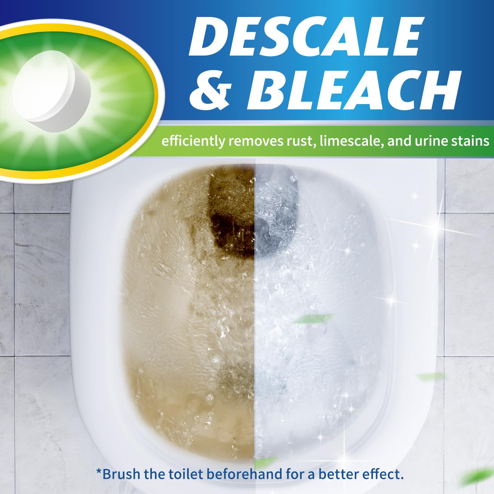 Toilet Bowl Cleaner Tablets (20 Count)