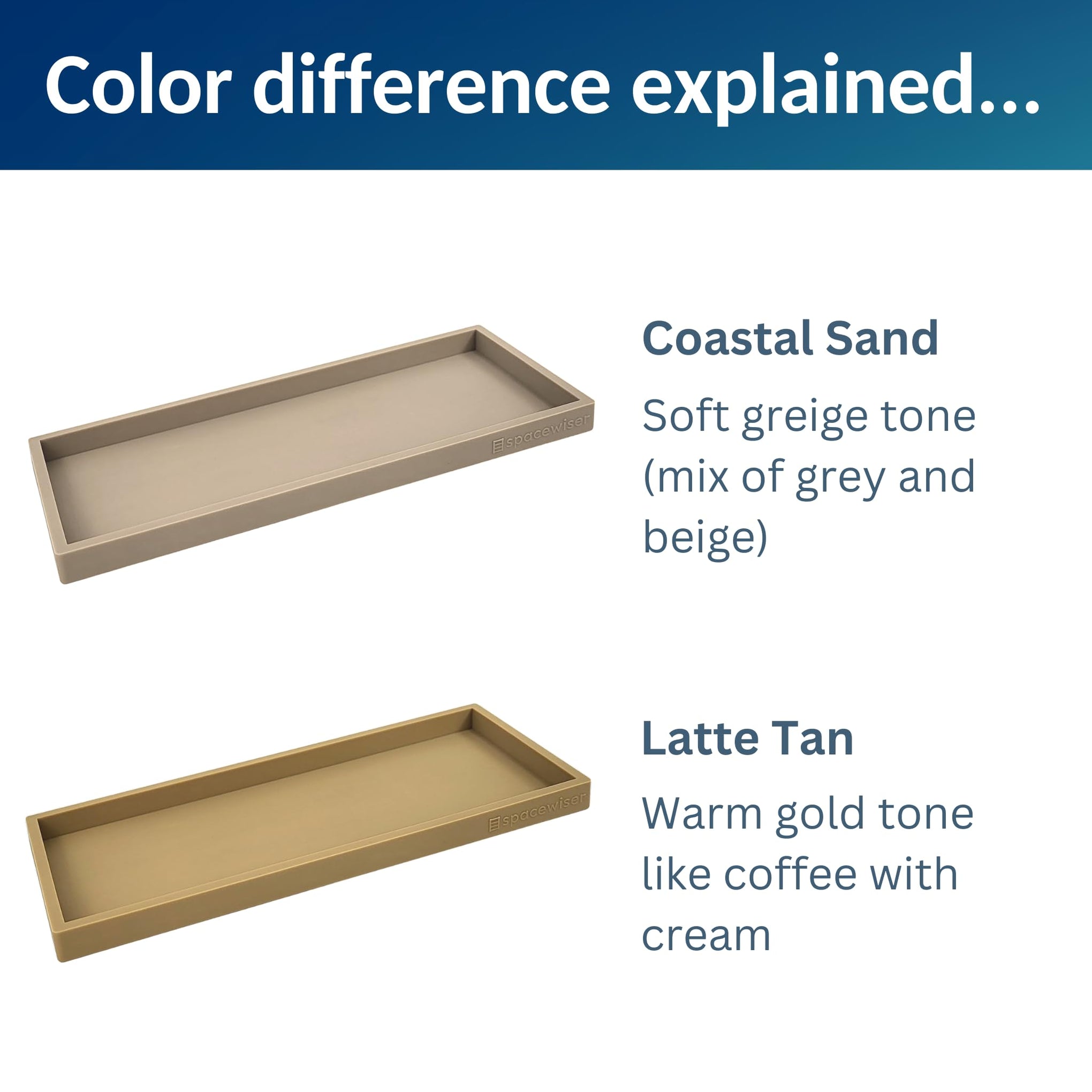 Silicone Countertop & Vanity Tray