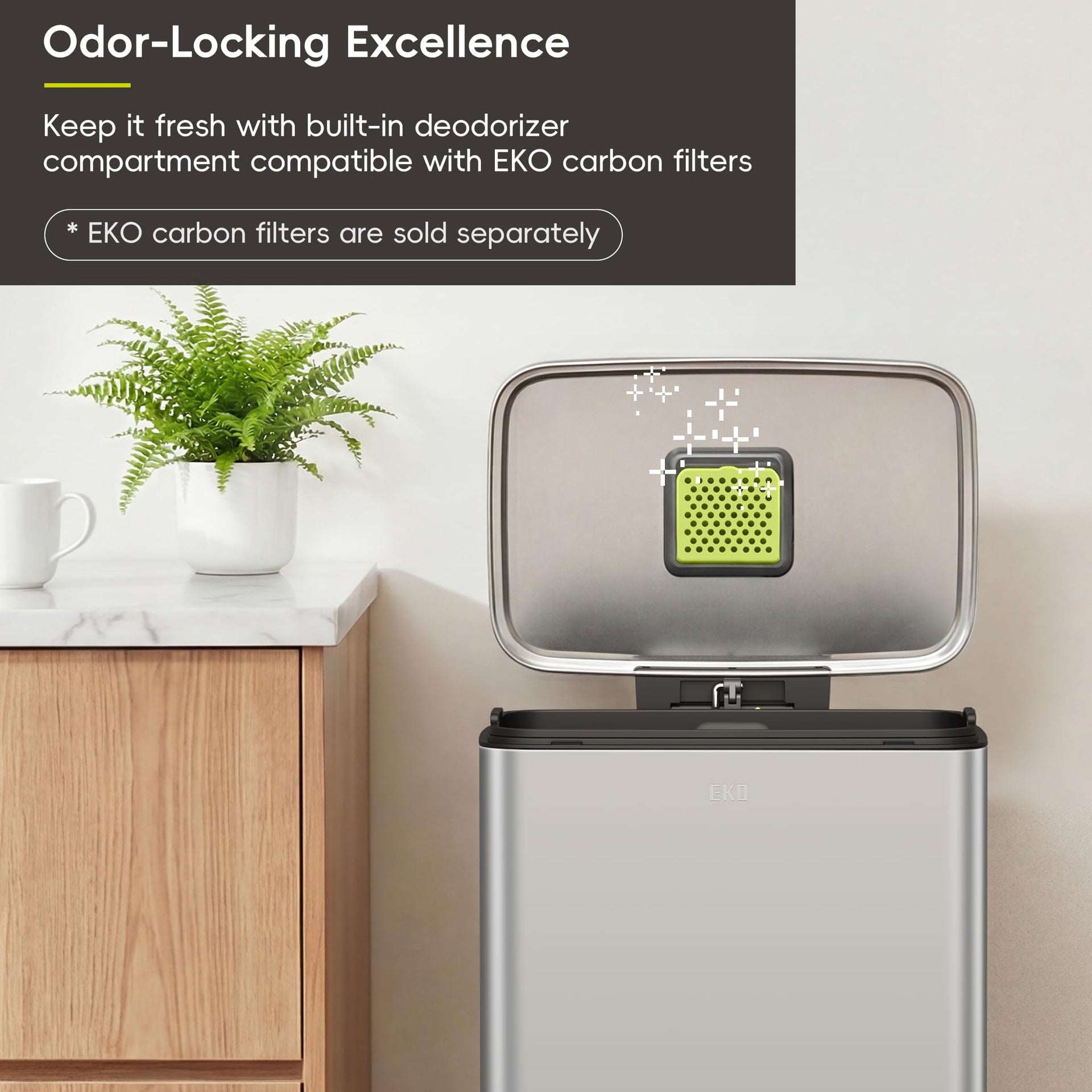 Madison Matte Grey Stainless Steel 13.2 Gal