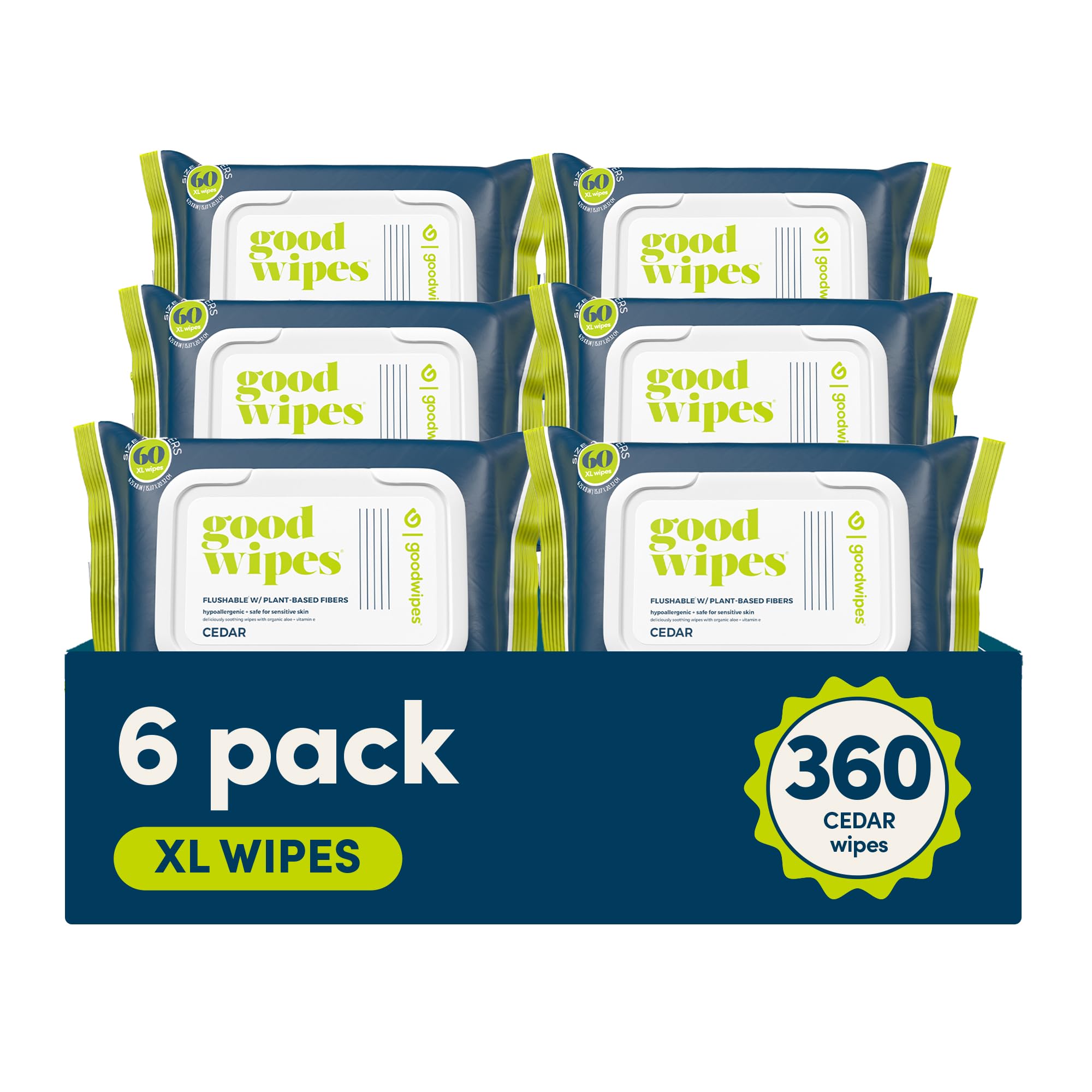 Flushable Wipes (360 Count)