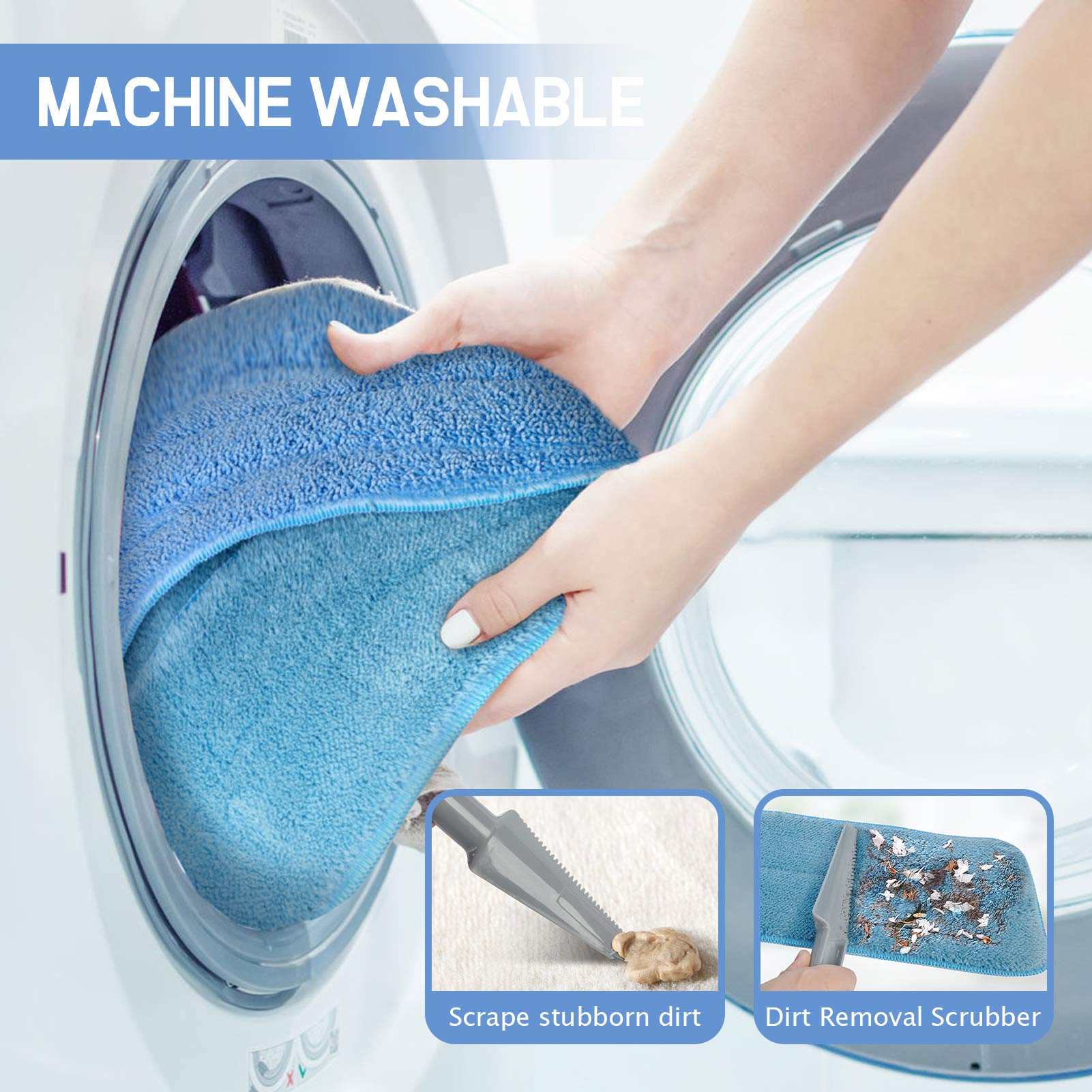 18" Professional Microfiber Mop Floor Cleaning System - ModHome Supplies
