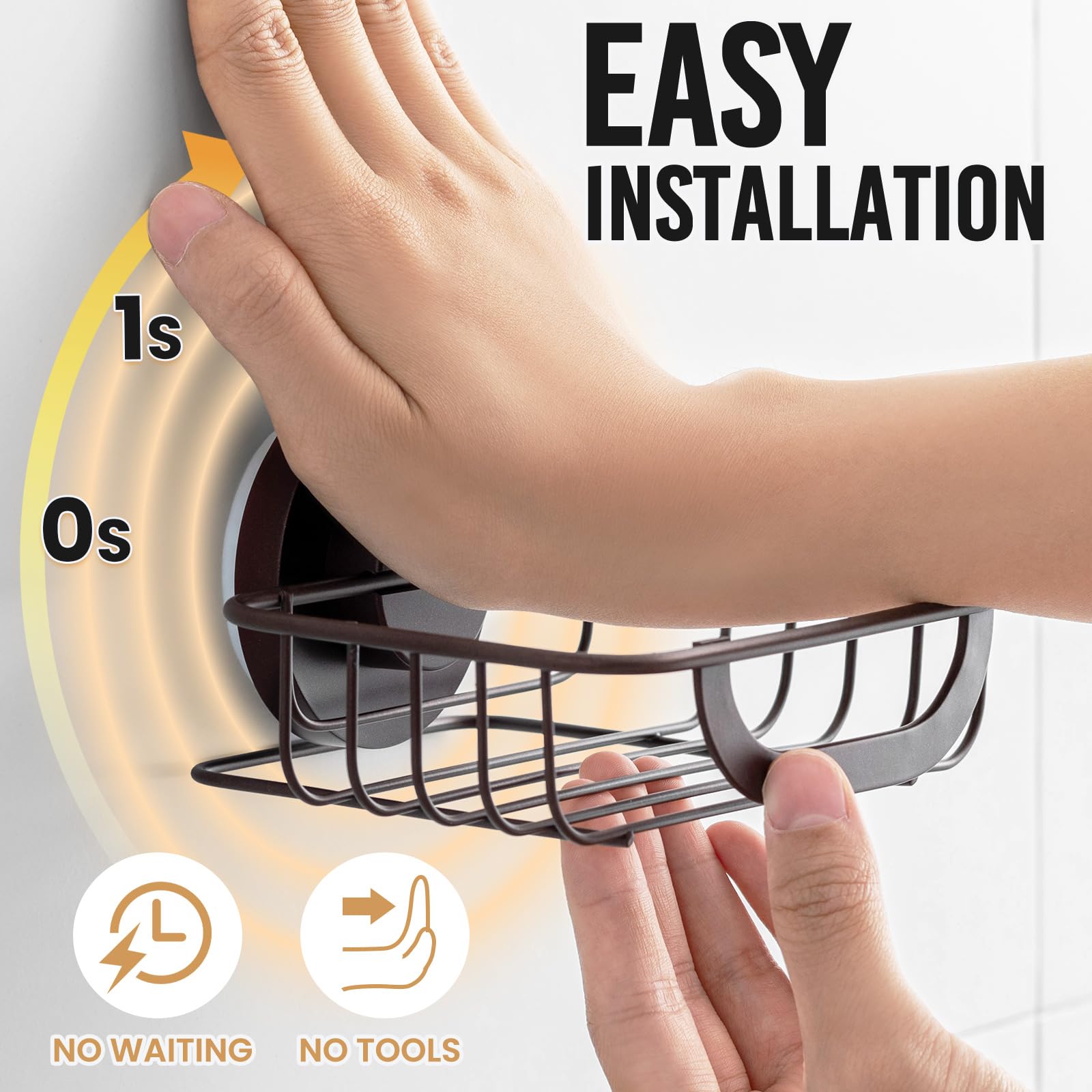 Bar Soap Holder with Hooks