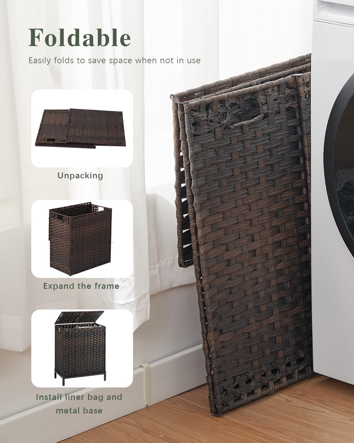 Laundry Hamper with Lid