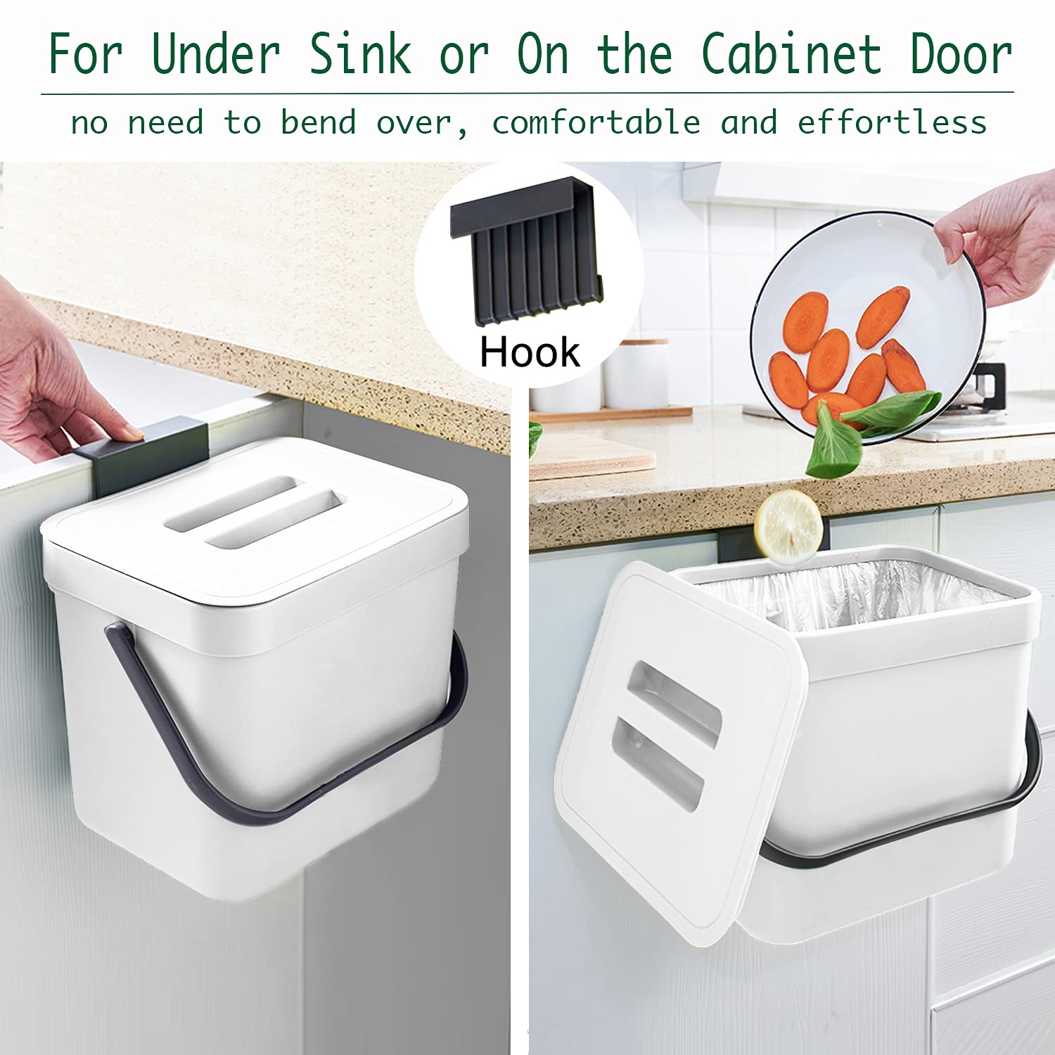 Trash Can with Lid